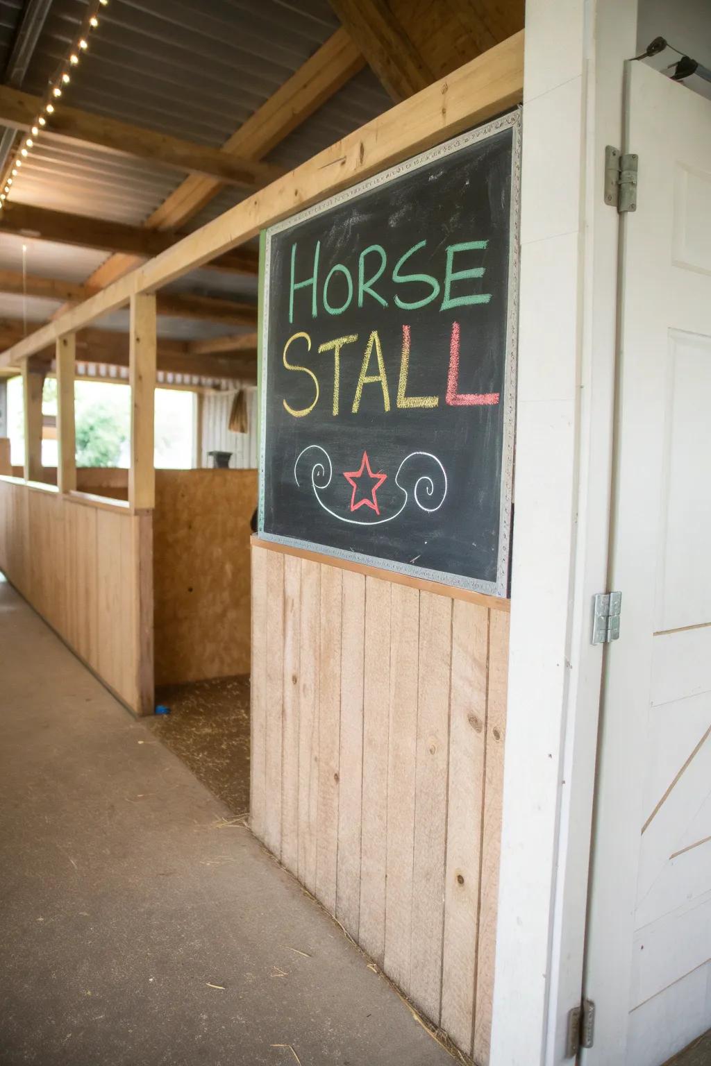 Chalkboards offer a dynamic and interactive decoration.