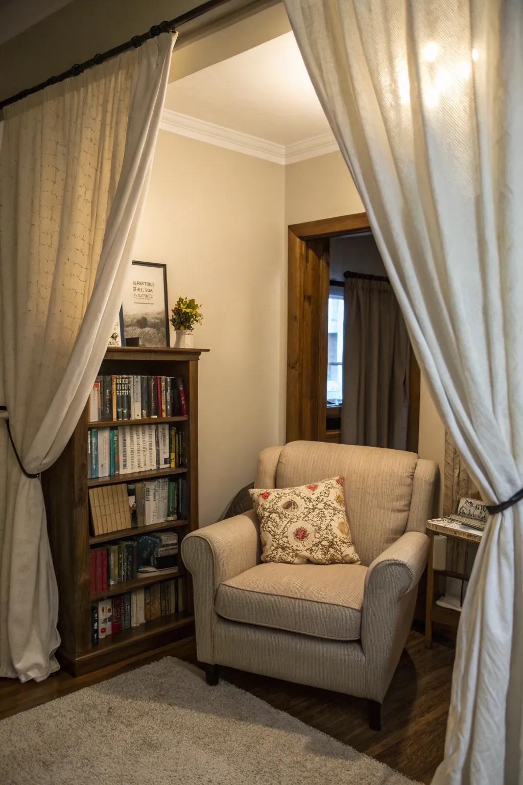 Window dressings have the capacity to facilitate the creation of inviting and secluded spaces within your family area.