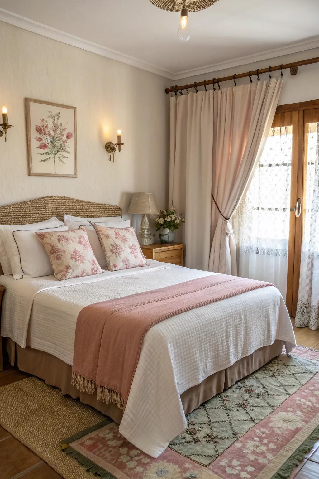 Harmonize your bed with your room&rsquo;s color palette.