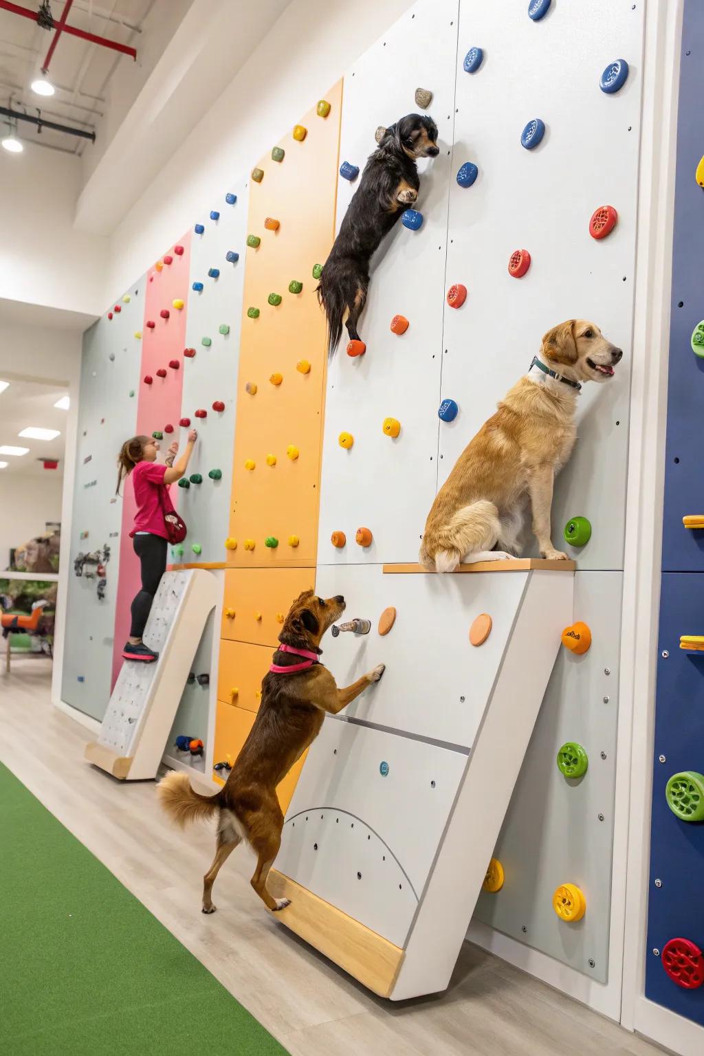Interactive wall structures that stimulate and entertain.