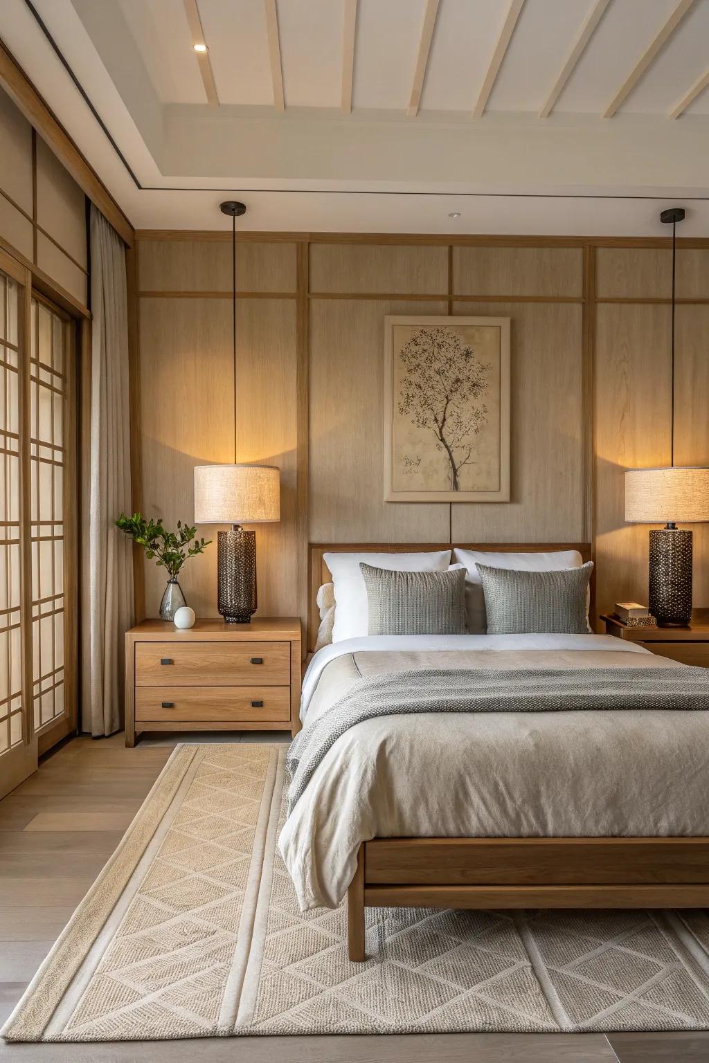 Proportionality brings balance and tranquility to this thoughtfully designed space.