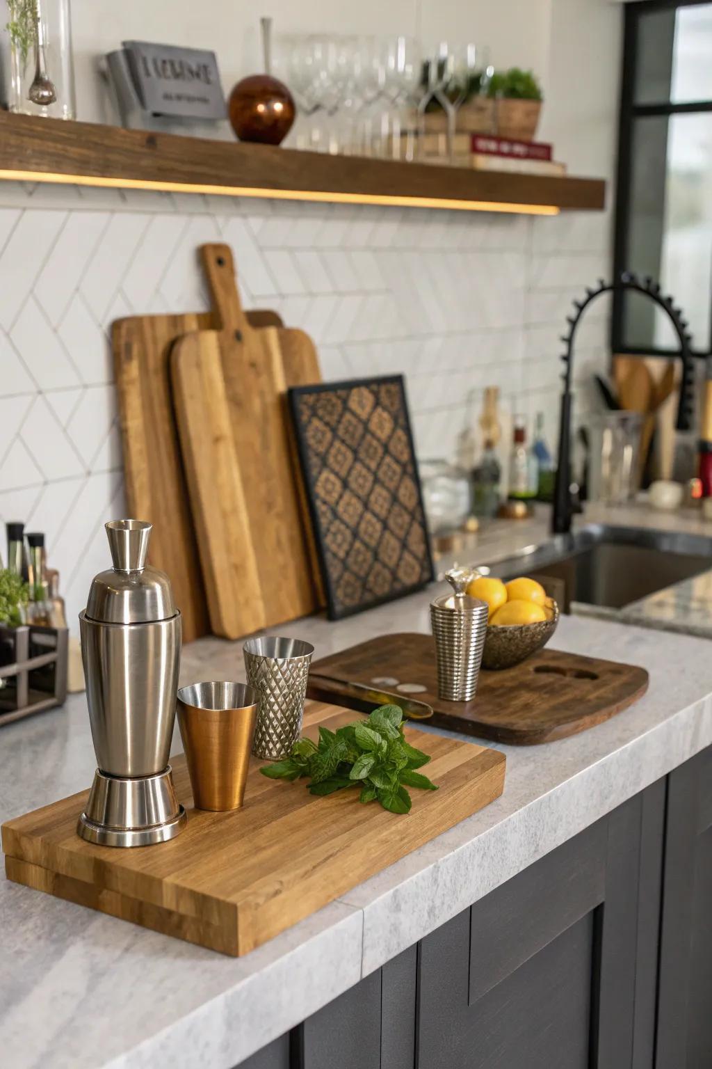 Dynamic visual interest with mixed compositions.