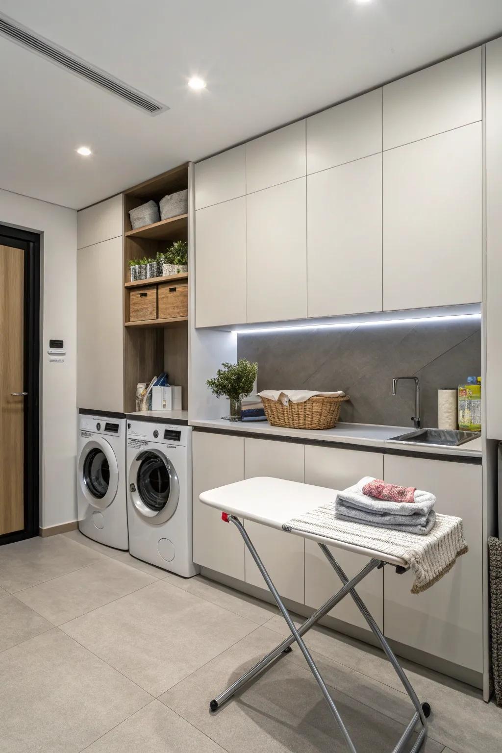 Sleek designs give rise to a minimalist and modern aesthetic.