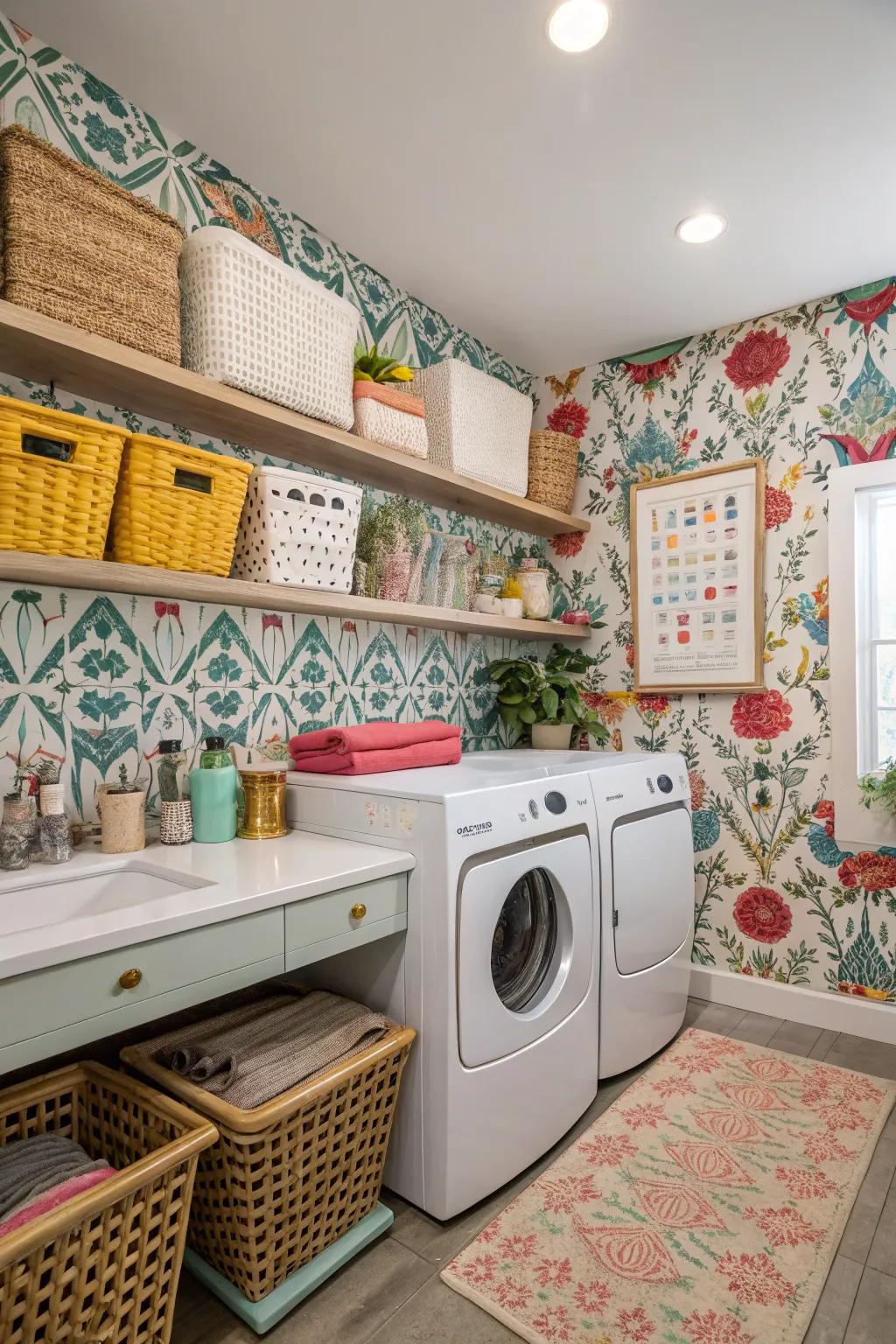 A mix of styles creates an individual and vibrant area.