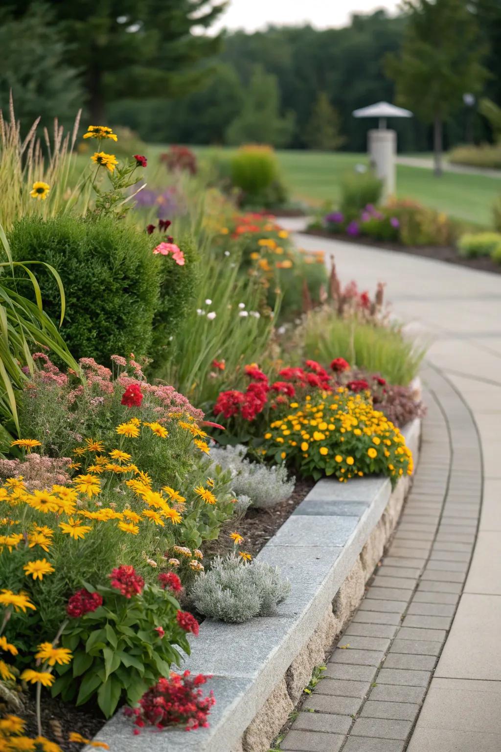 Exploring plant heights for visual interest.