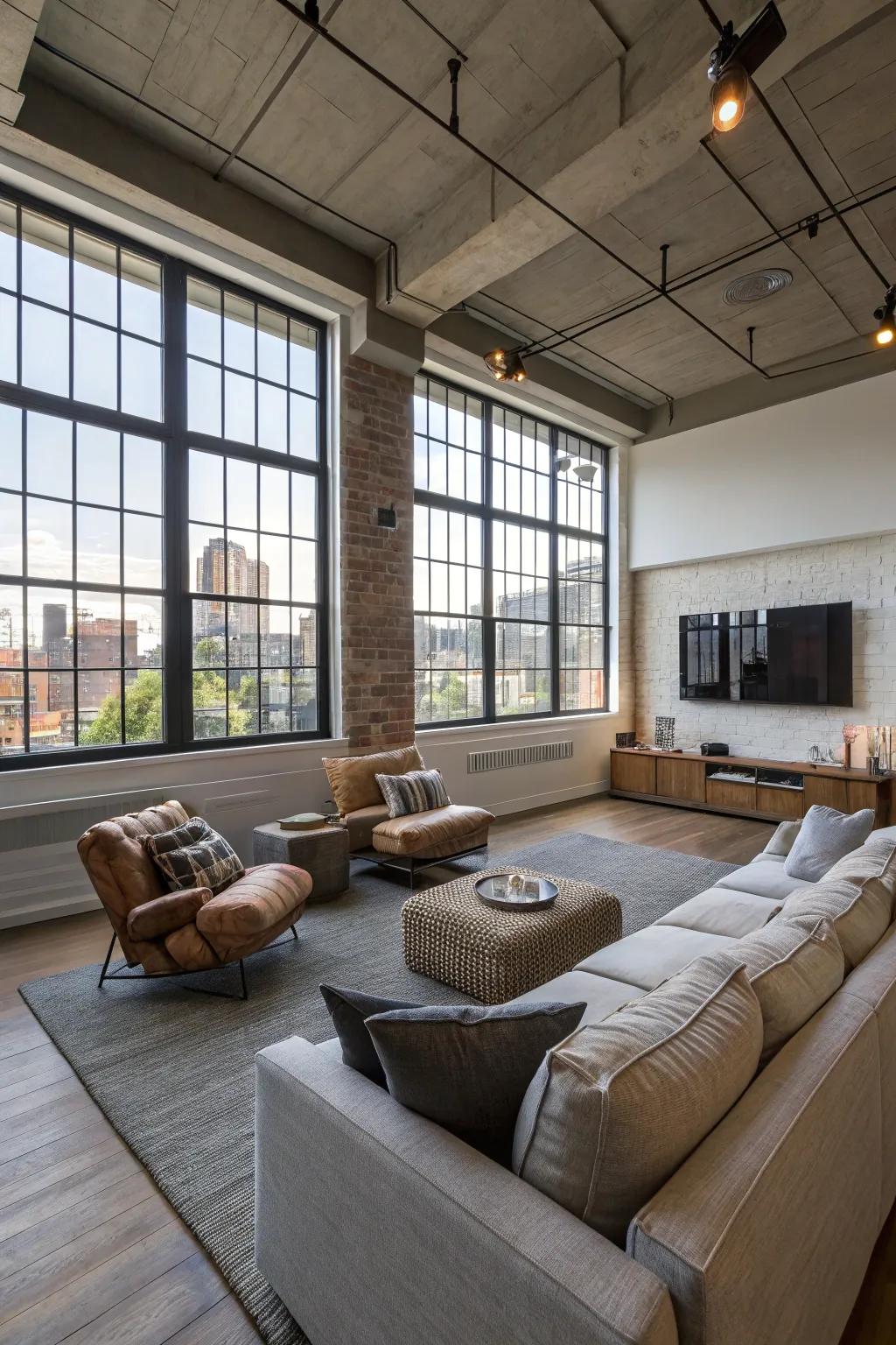 Open layouts make your media room flexible.