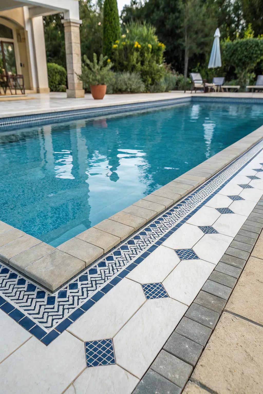 Bold borders craft a striking visual frame.