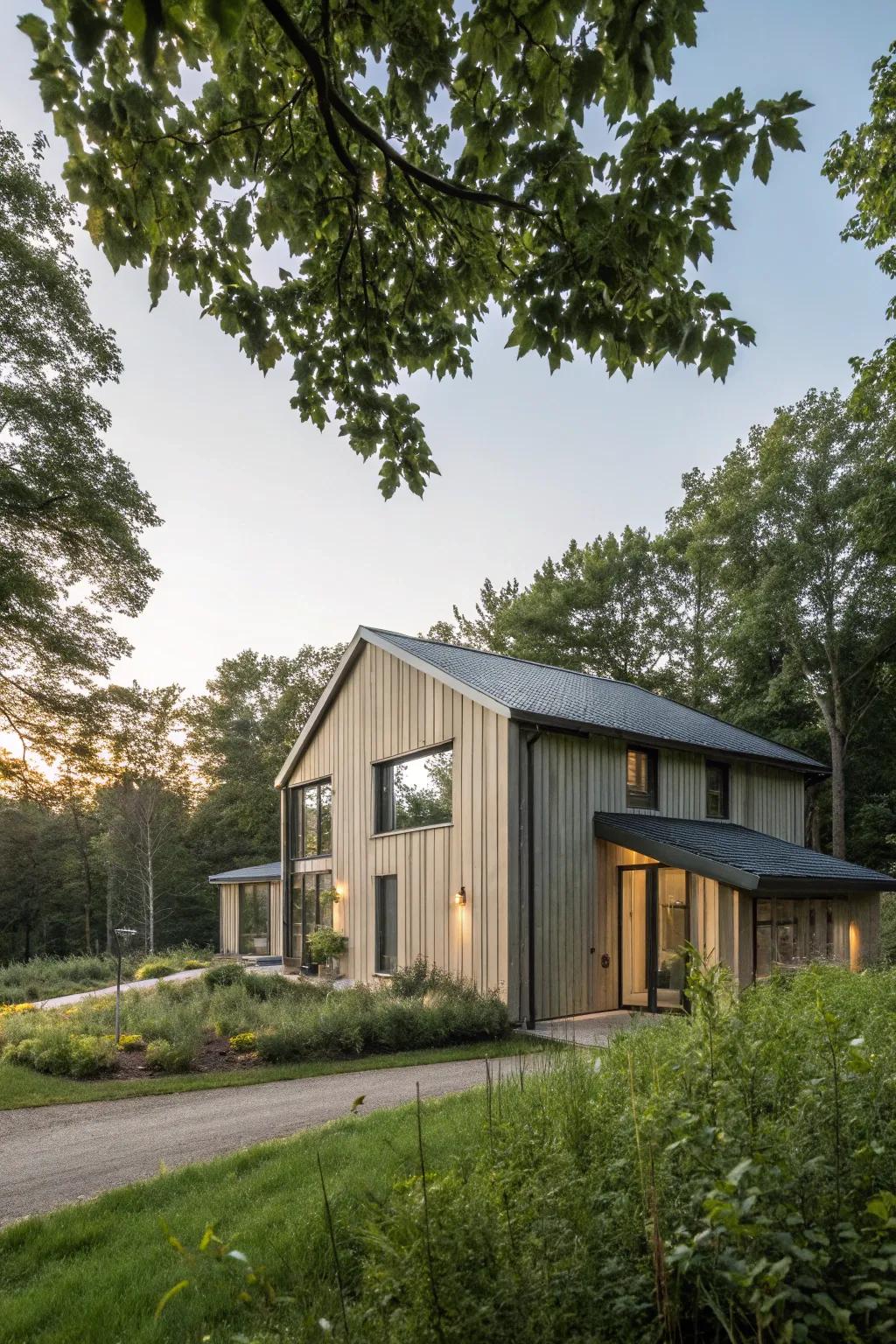 Eco-friendly vertical cladding choice