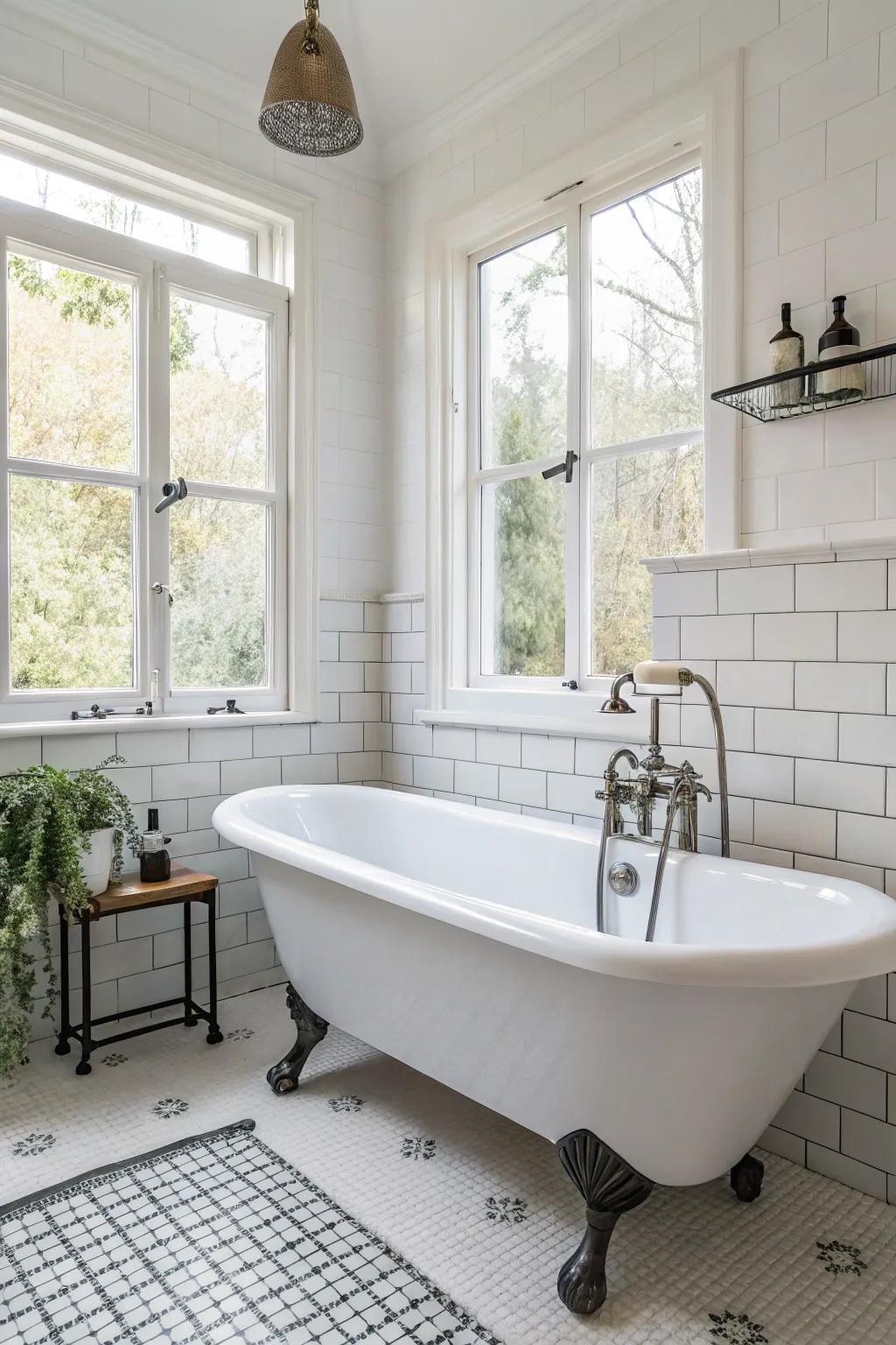 Vintage elements add timeless charm.