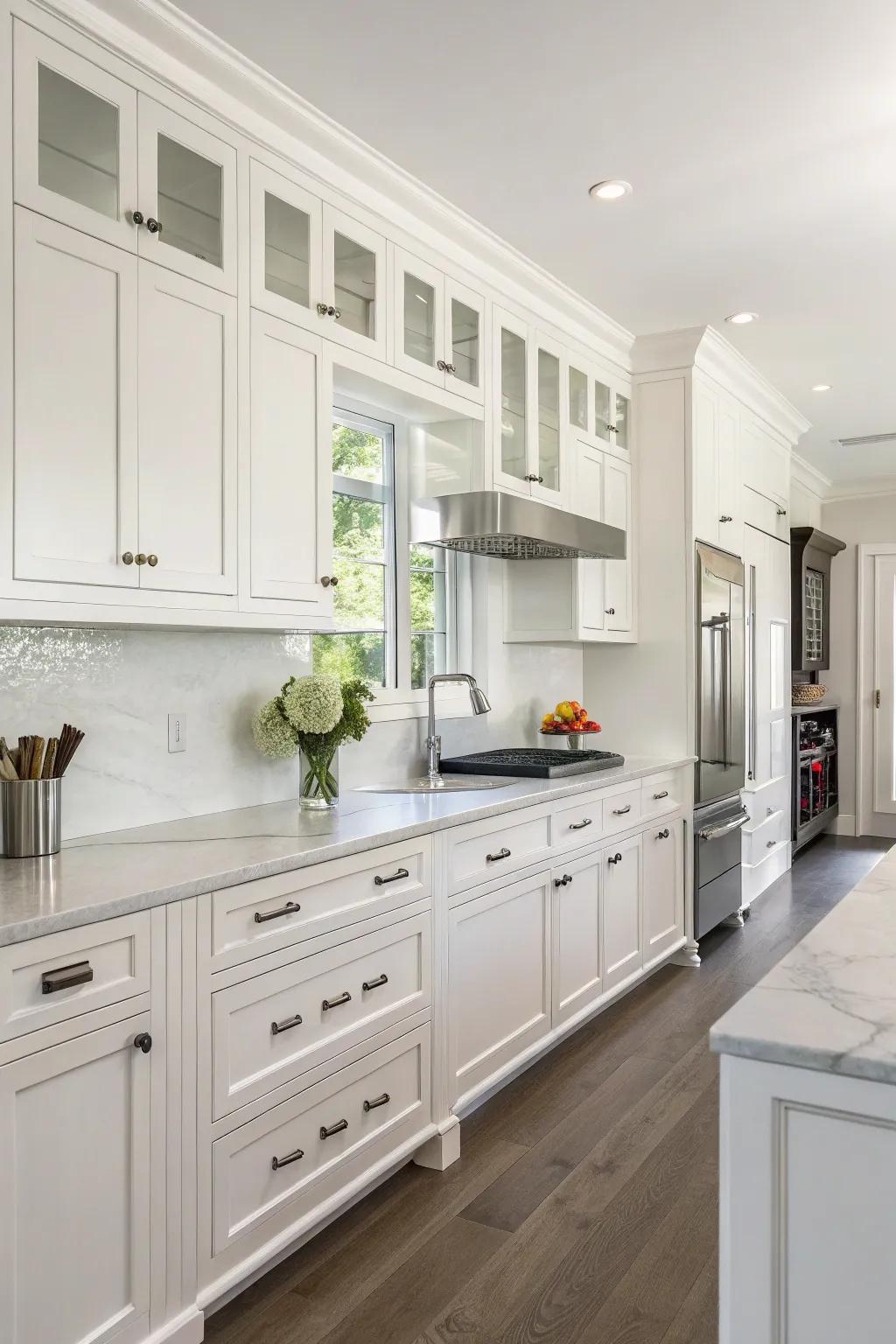 Frame cabinets offer a blend of tradition and modernity.