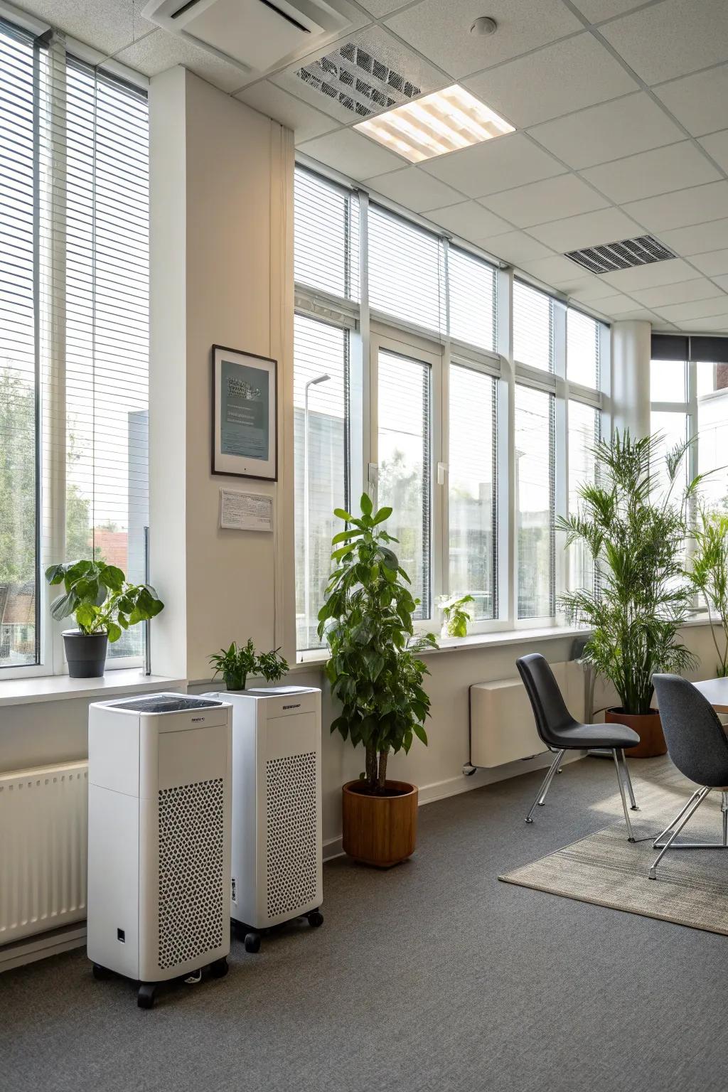 Proper air circulation improves health and productivity.