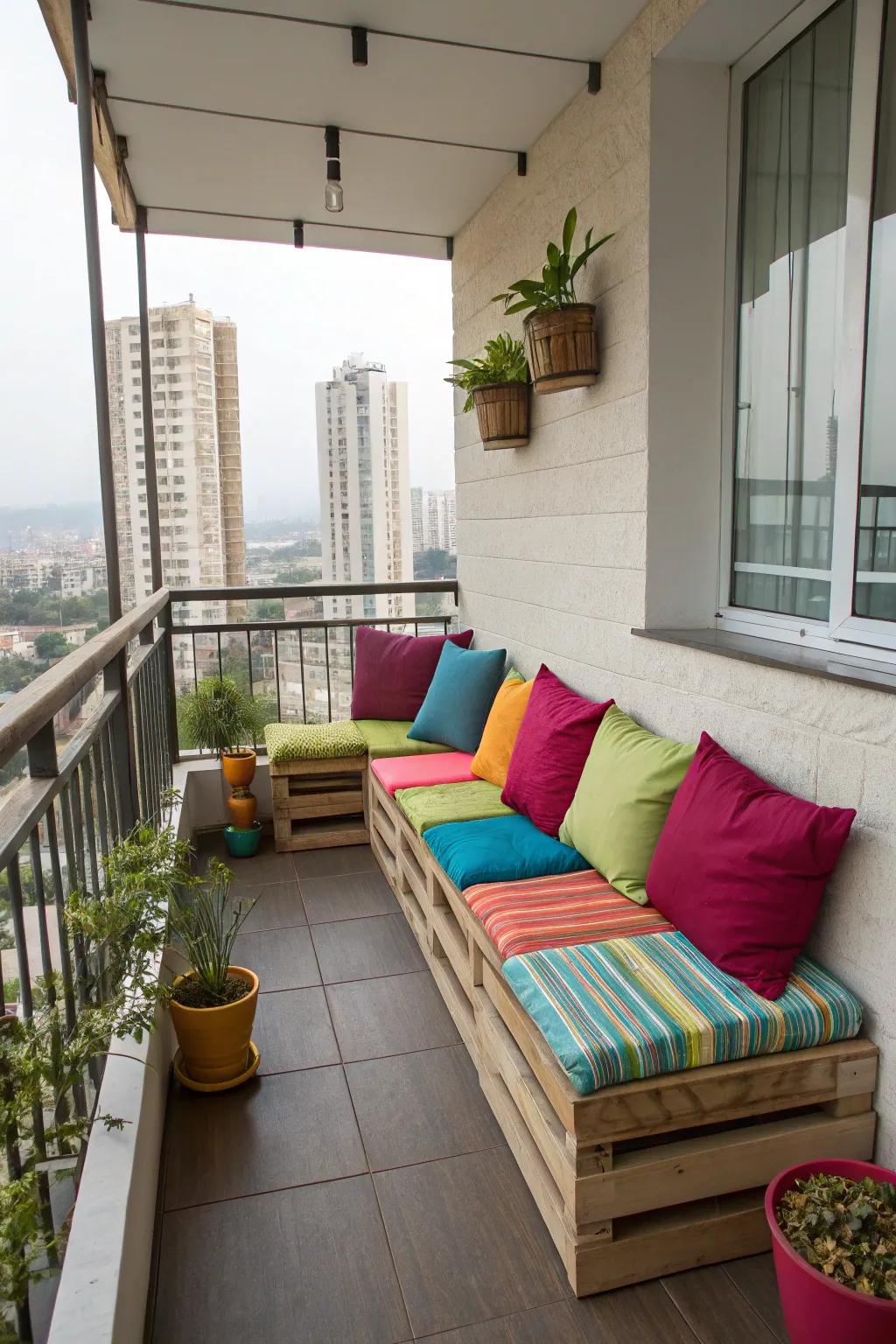 Sectional seating adapts to your needs and space.