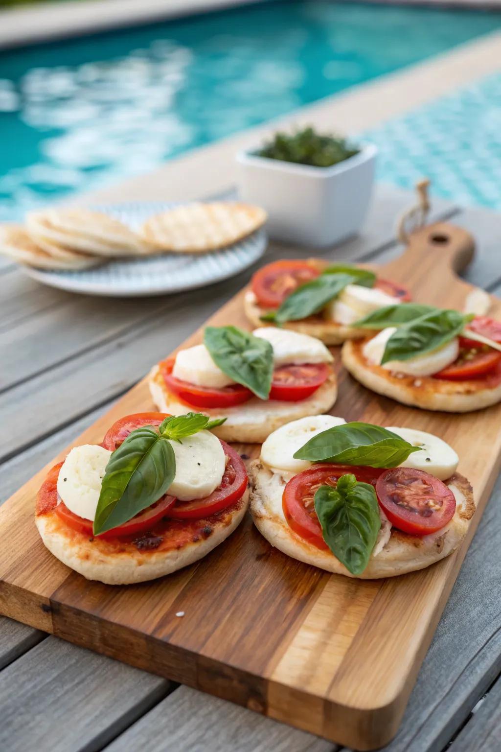 Bite into a delicious Italian flatbread bite.