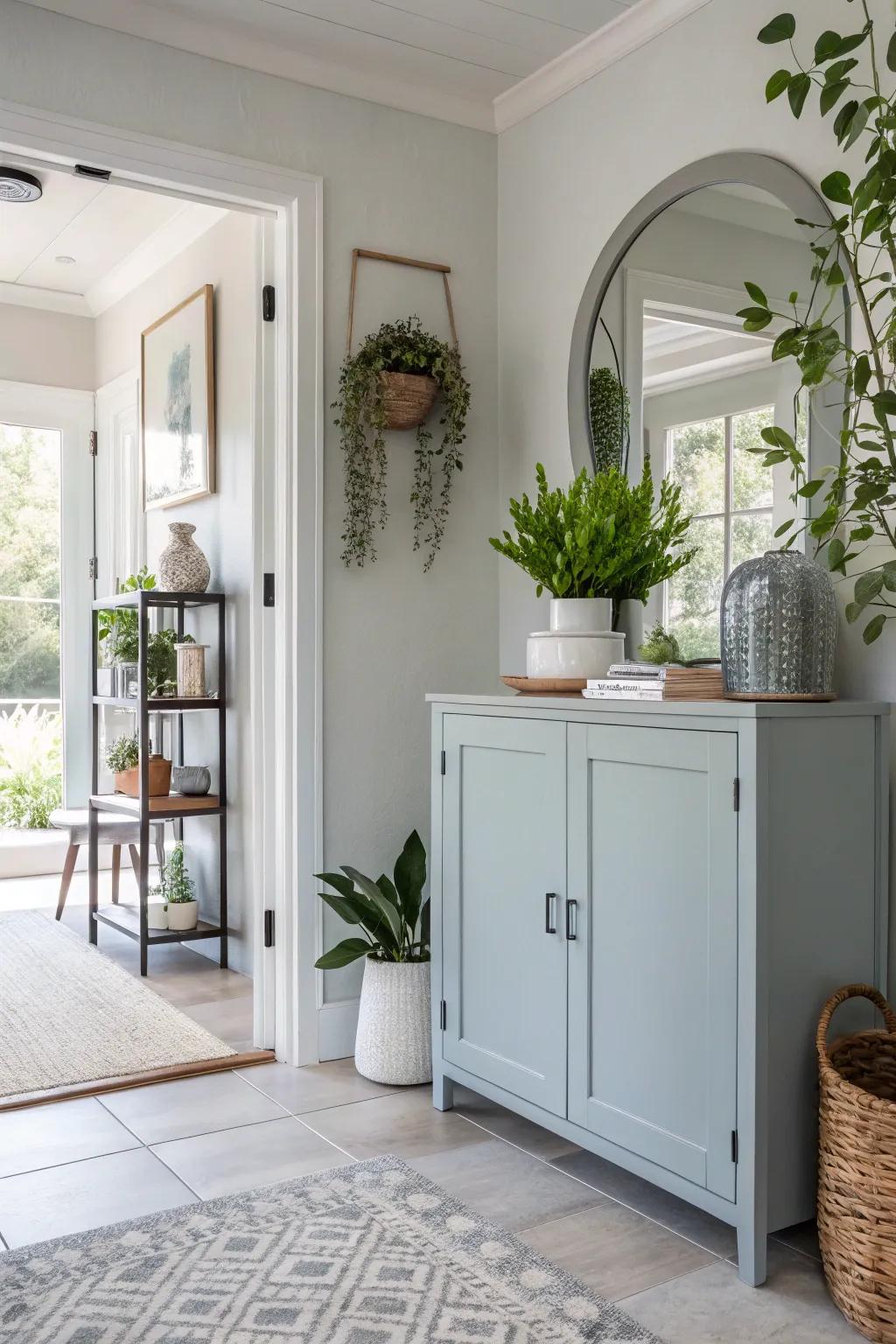 Cool gray offers a crisp, modern update.