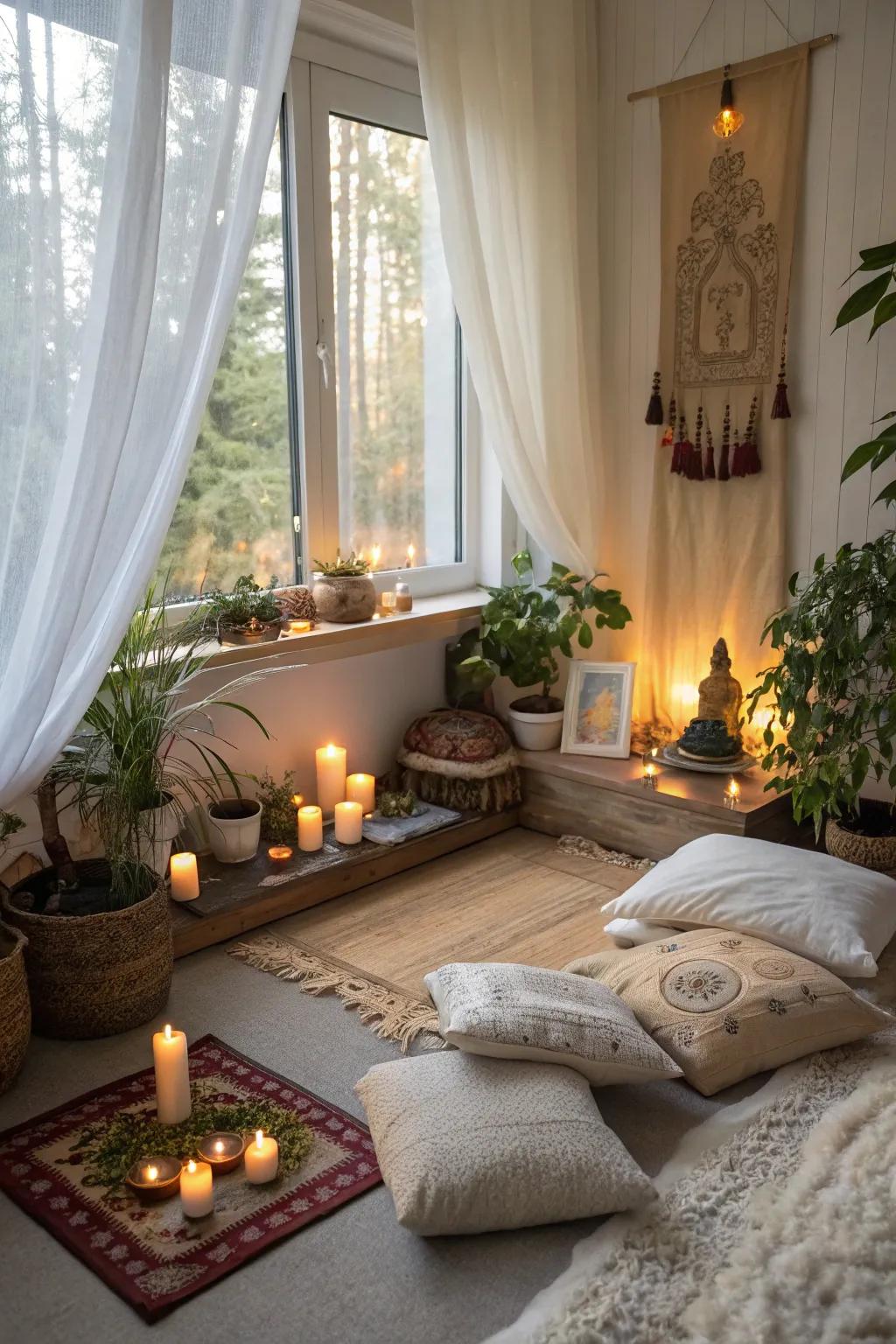 Permit your prayer space to evolve and adjust with you.