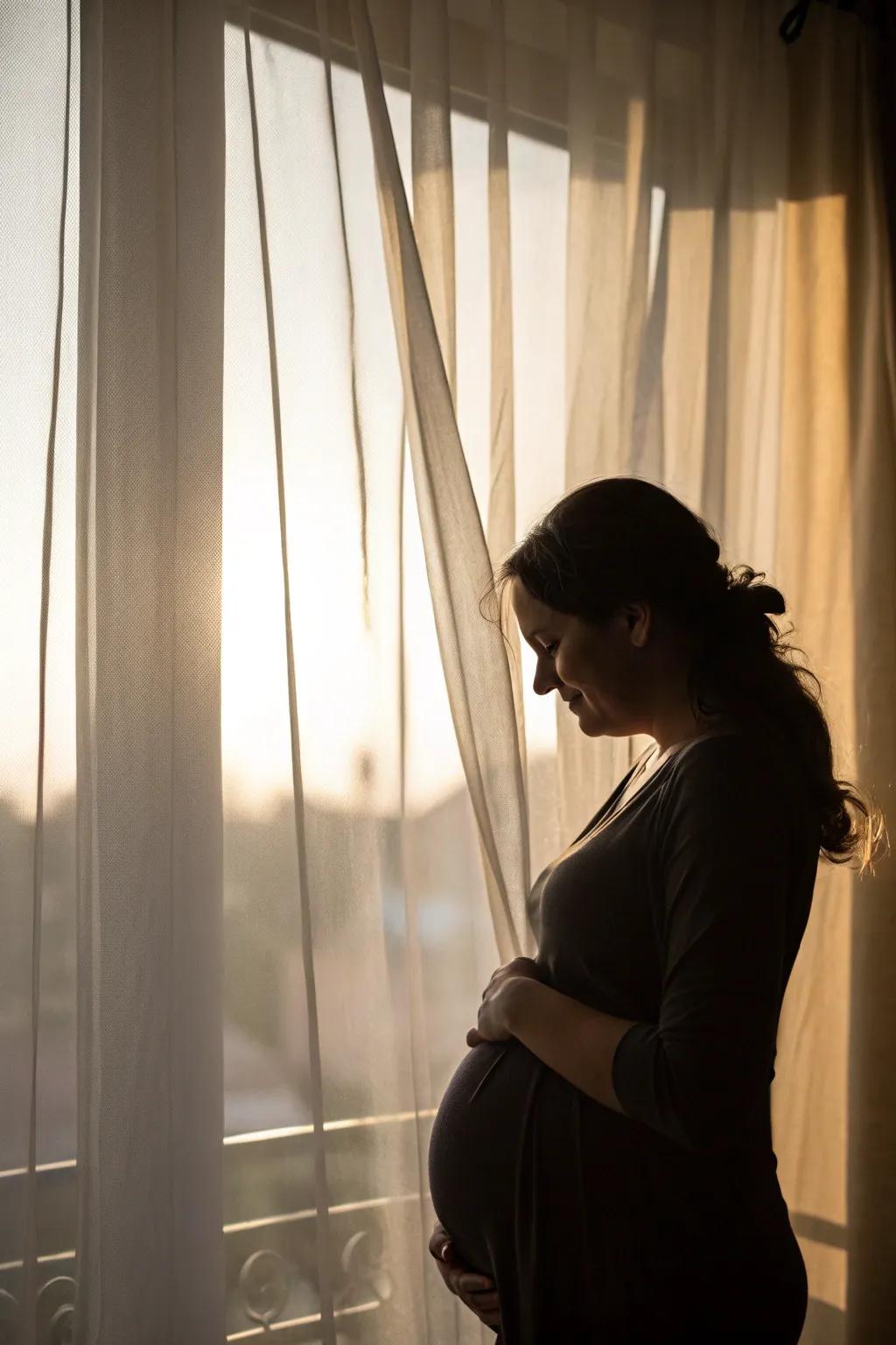 The subtle light that filters through drapes produces a stunningly intimate atmosphere.