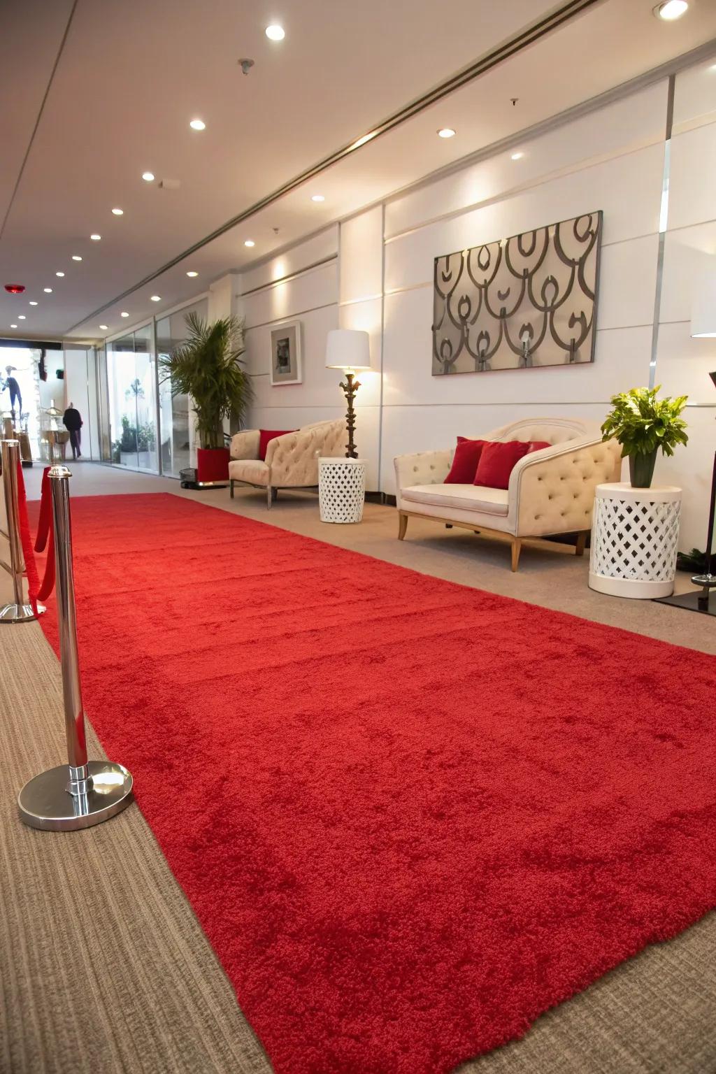 A bold rug can turn your room into a vibrant and energetic space.