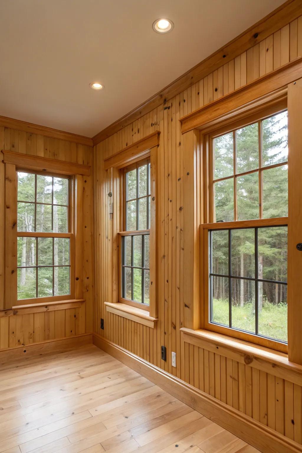 Matching tones design a uniform, refined space.