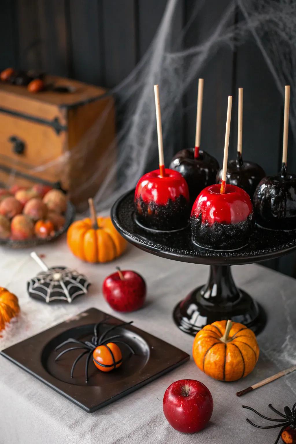 Sugared fruits with a difference, a classic with striking flair.