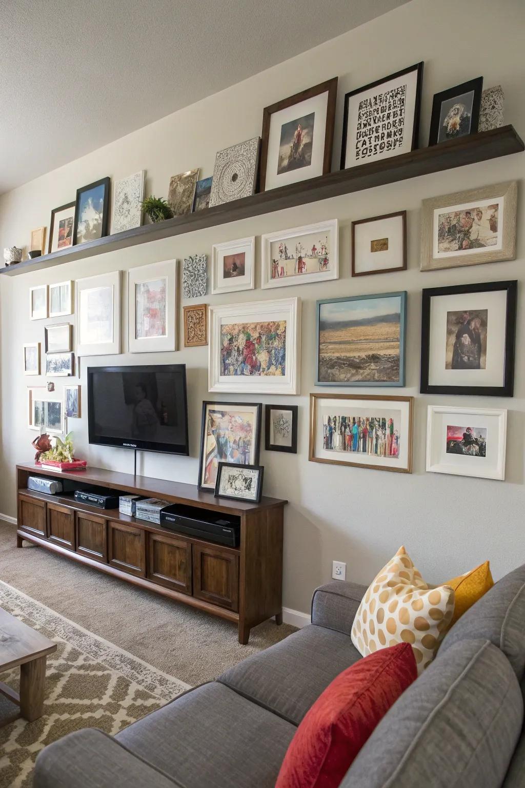 Art displays provide a vibrant and customized way to display art.