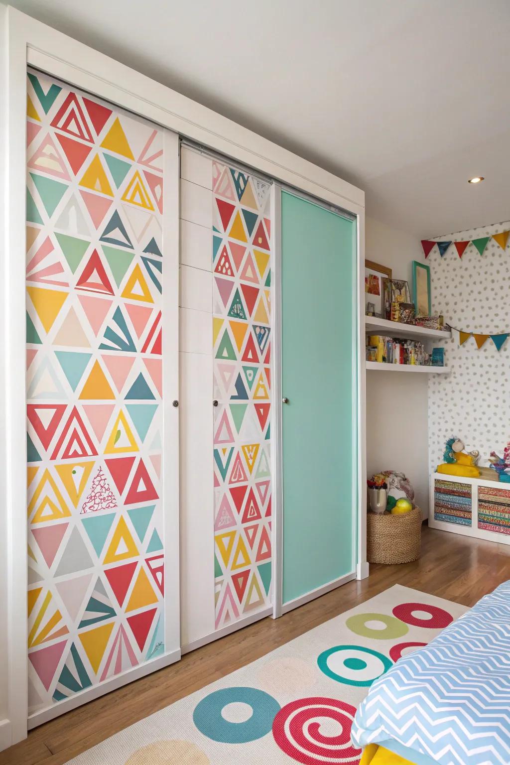 Playful patterns delivering visual interest.