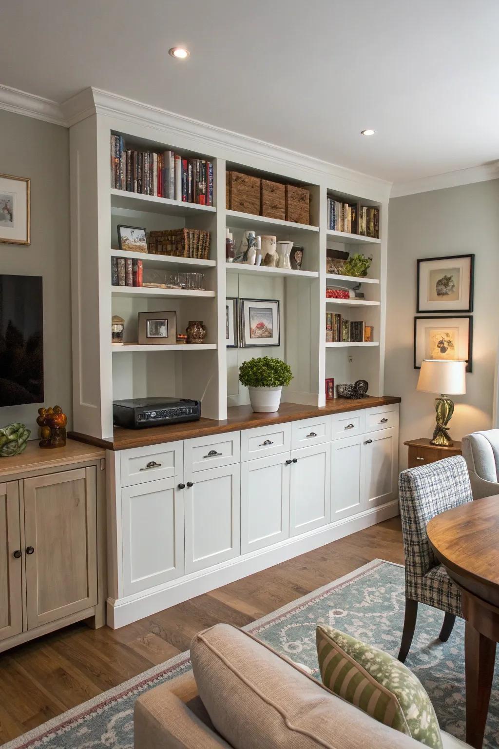 Height utilization freeing up ground area.