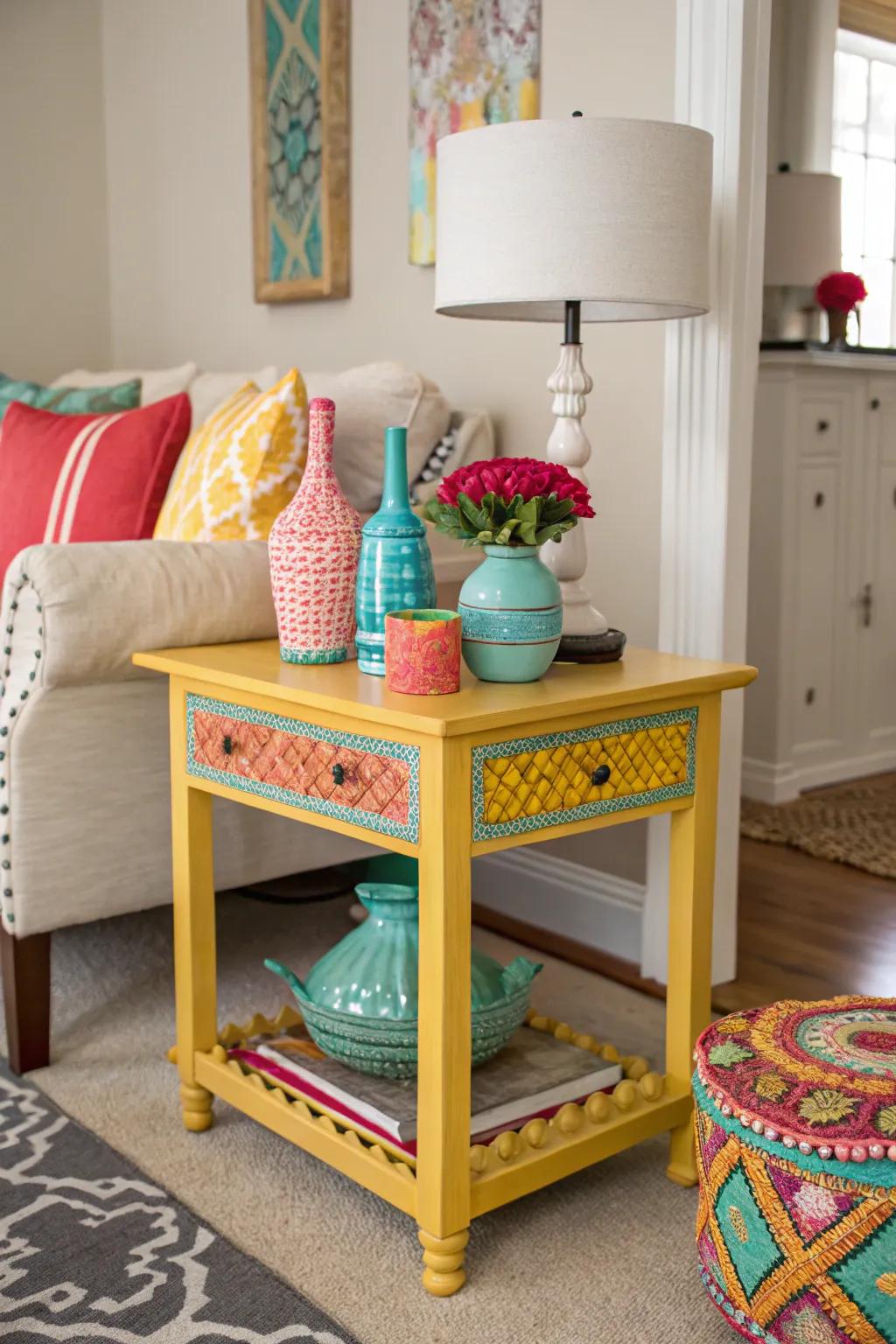 Vibrant colors bring vitality and energy to a room.