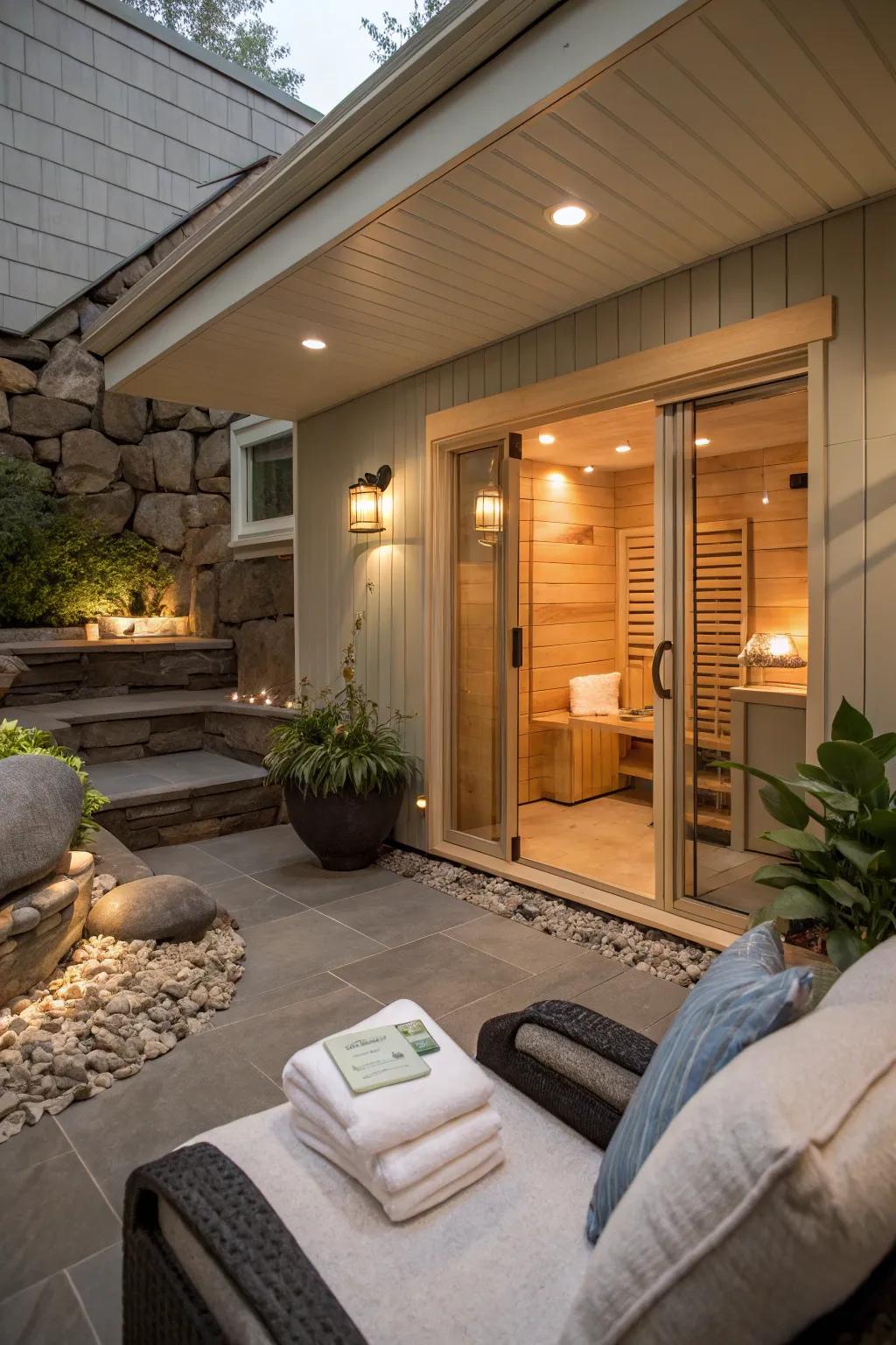 Unwind and rejuvenate in your personal home spa sanctuary.