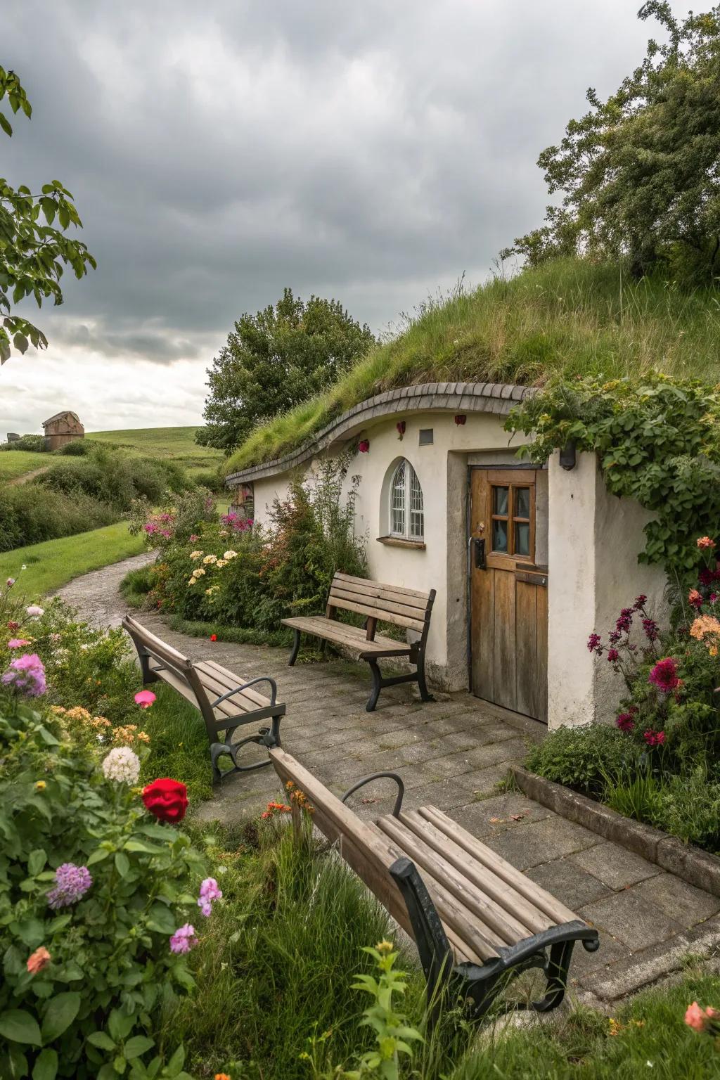A relaxation space inspires relaxation and appreciation of your garden.