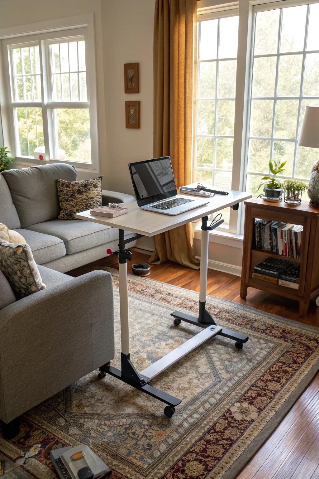 Workspaces that move provide a way to adapt to what you need.