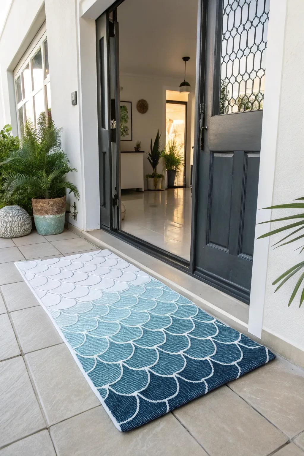 Achieve a soothing effect with gradient surface designs.