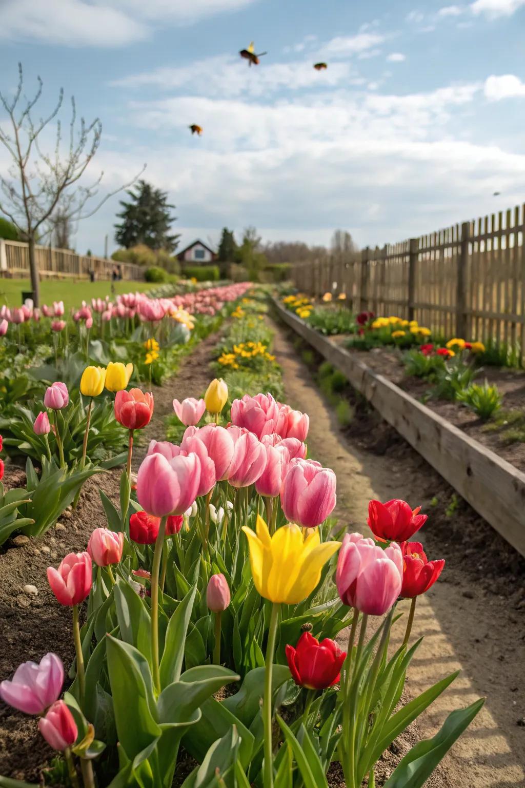 Blossoms thriving in clusters, their bloom duration maximized through thoughtful planting.