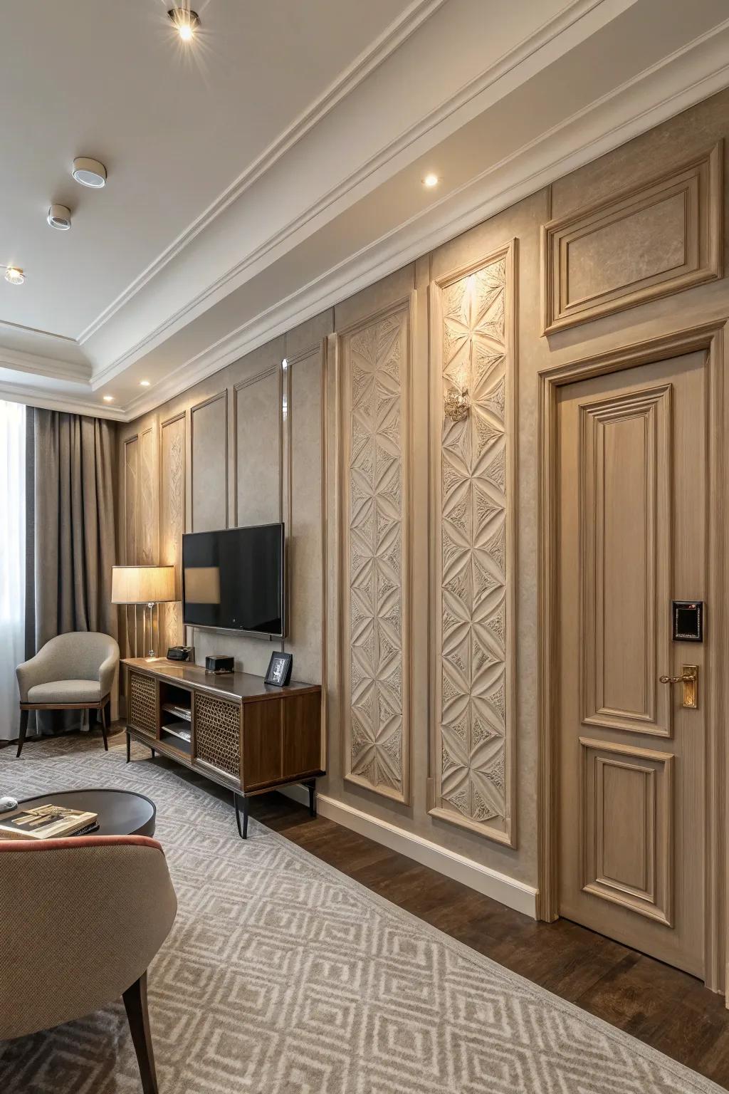Wall boards: a touch of elegance and unity for your studio.