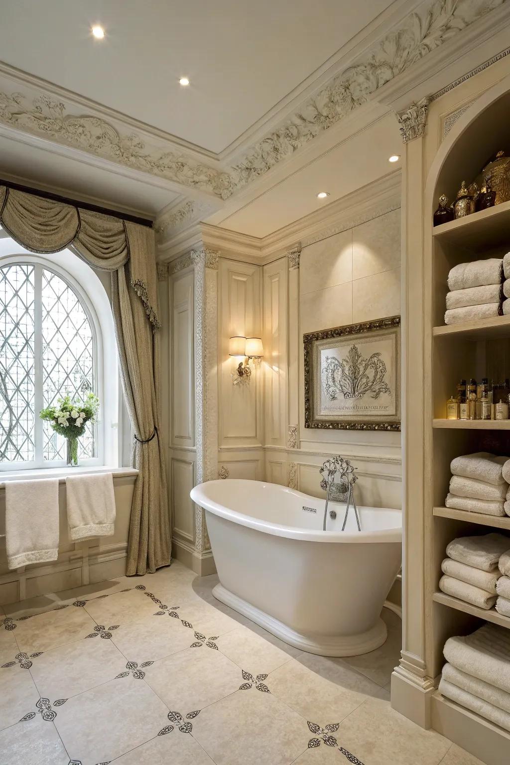 Improve your washroom with opulent strips.