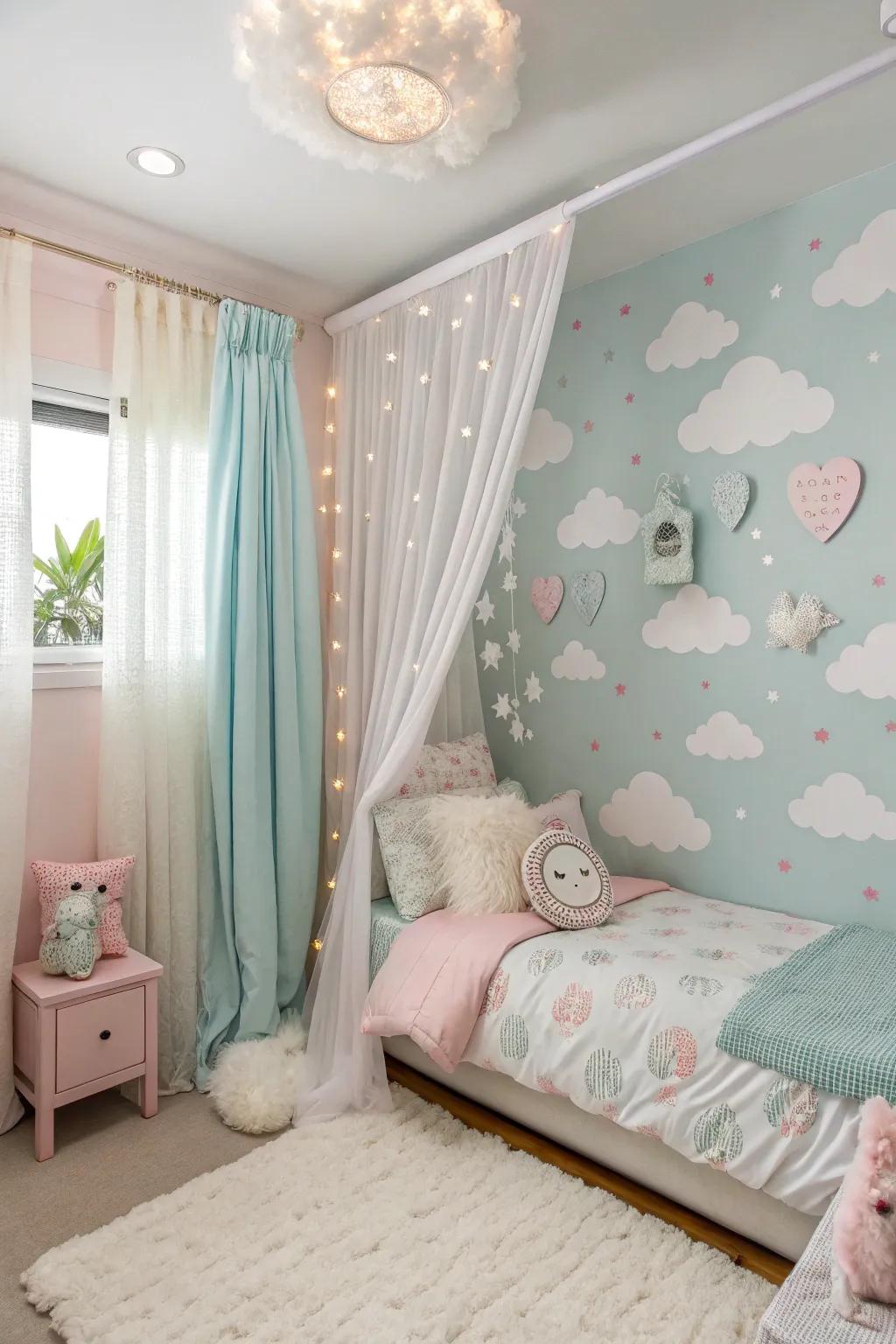 Nimbus horizons introduce a dreamy and serene sensation to a space.