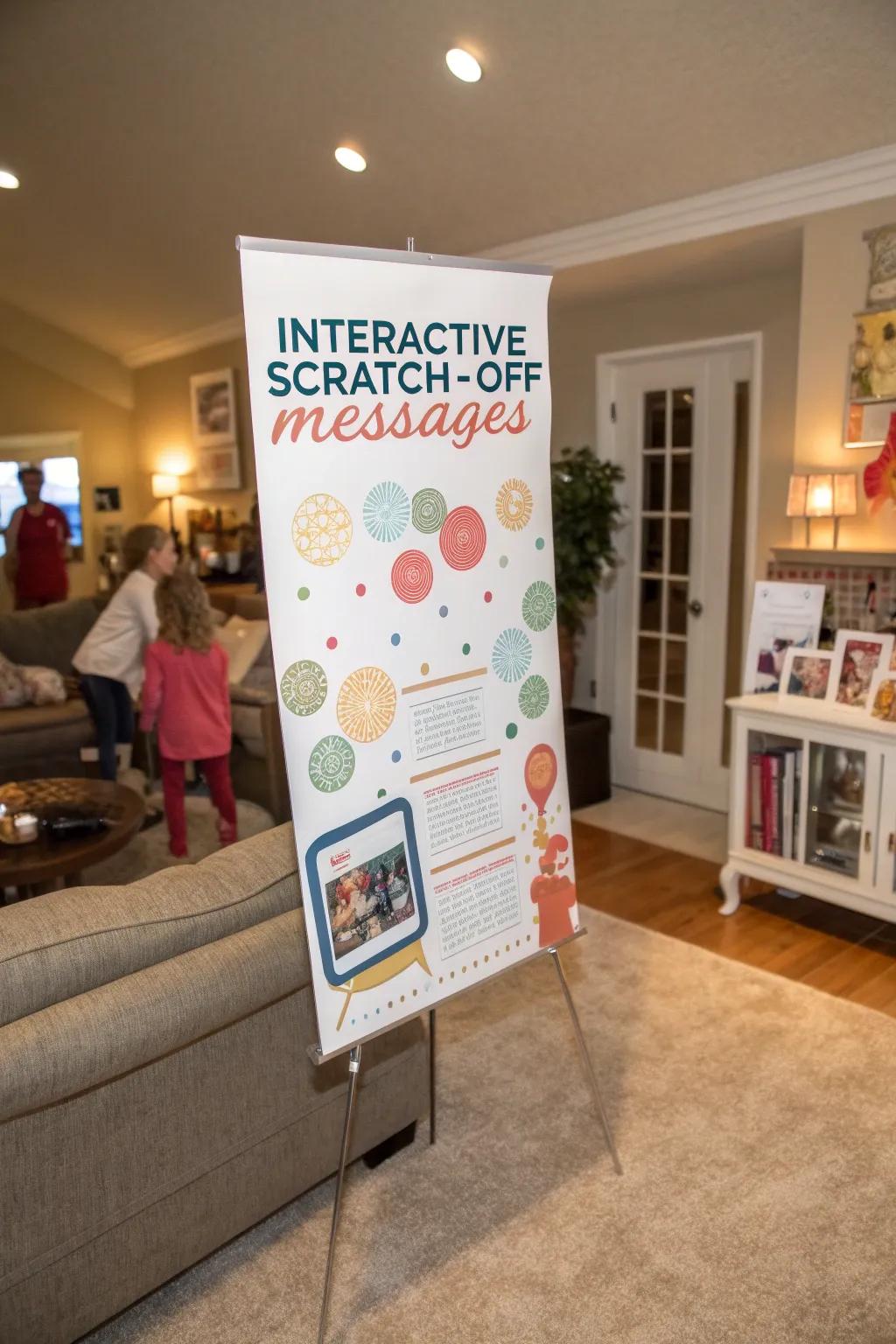 Interactive signs offer fun and surprises.