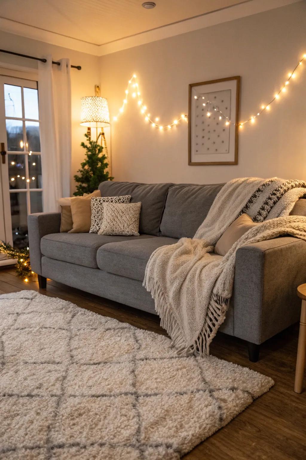 Deep pile carpets bring coziness and depth to your living area.