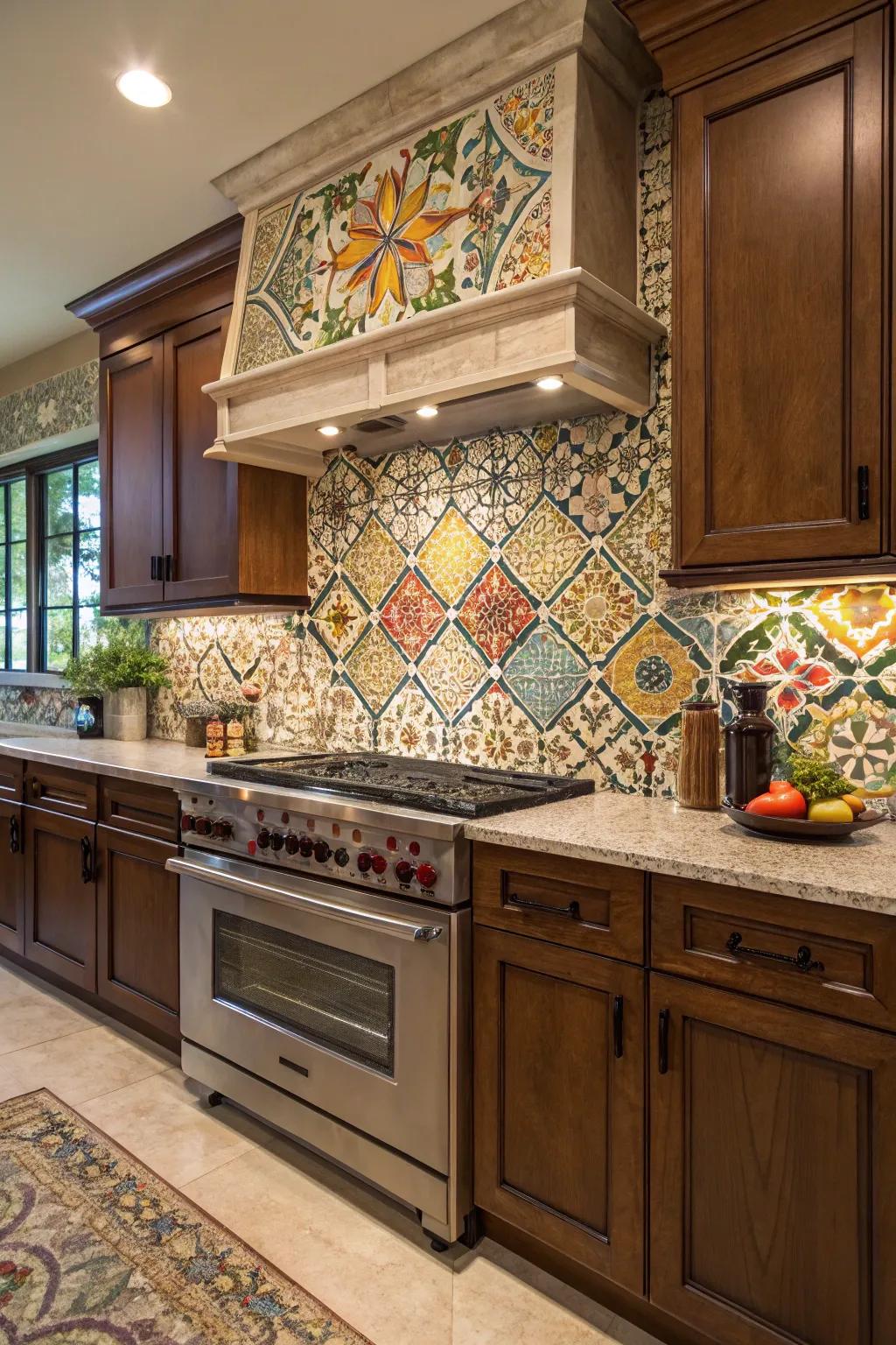 Ornamental cooker area finishes tell one-of-a-kind stories.
