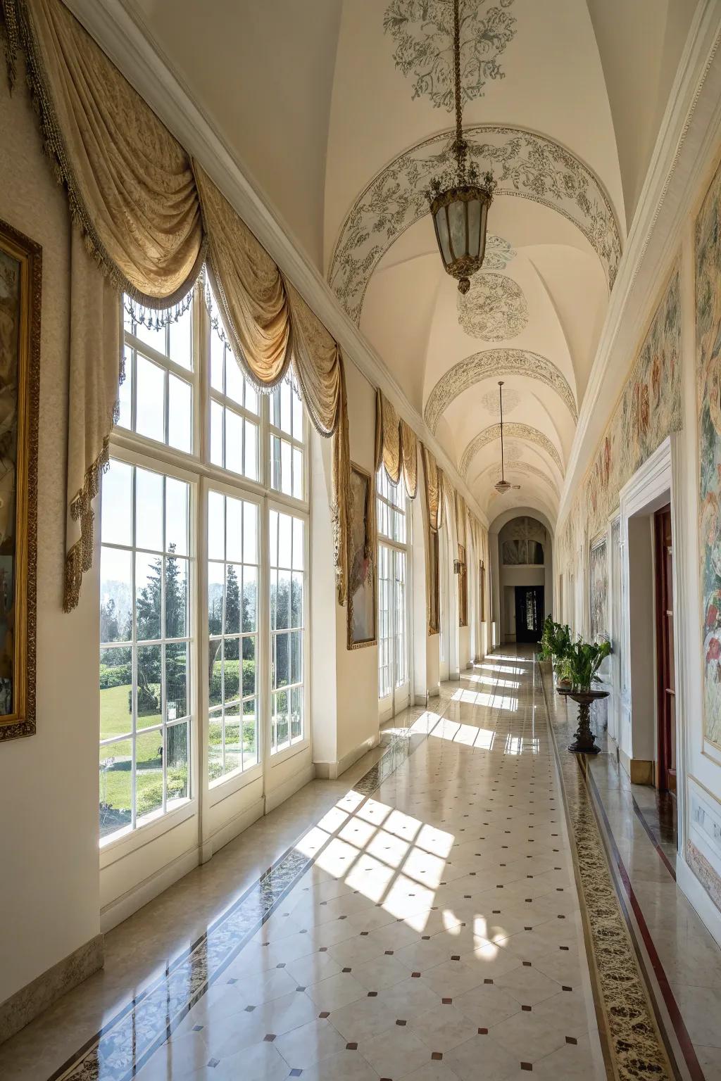 A decorative accent can tastefully complete your window designs.