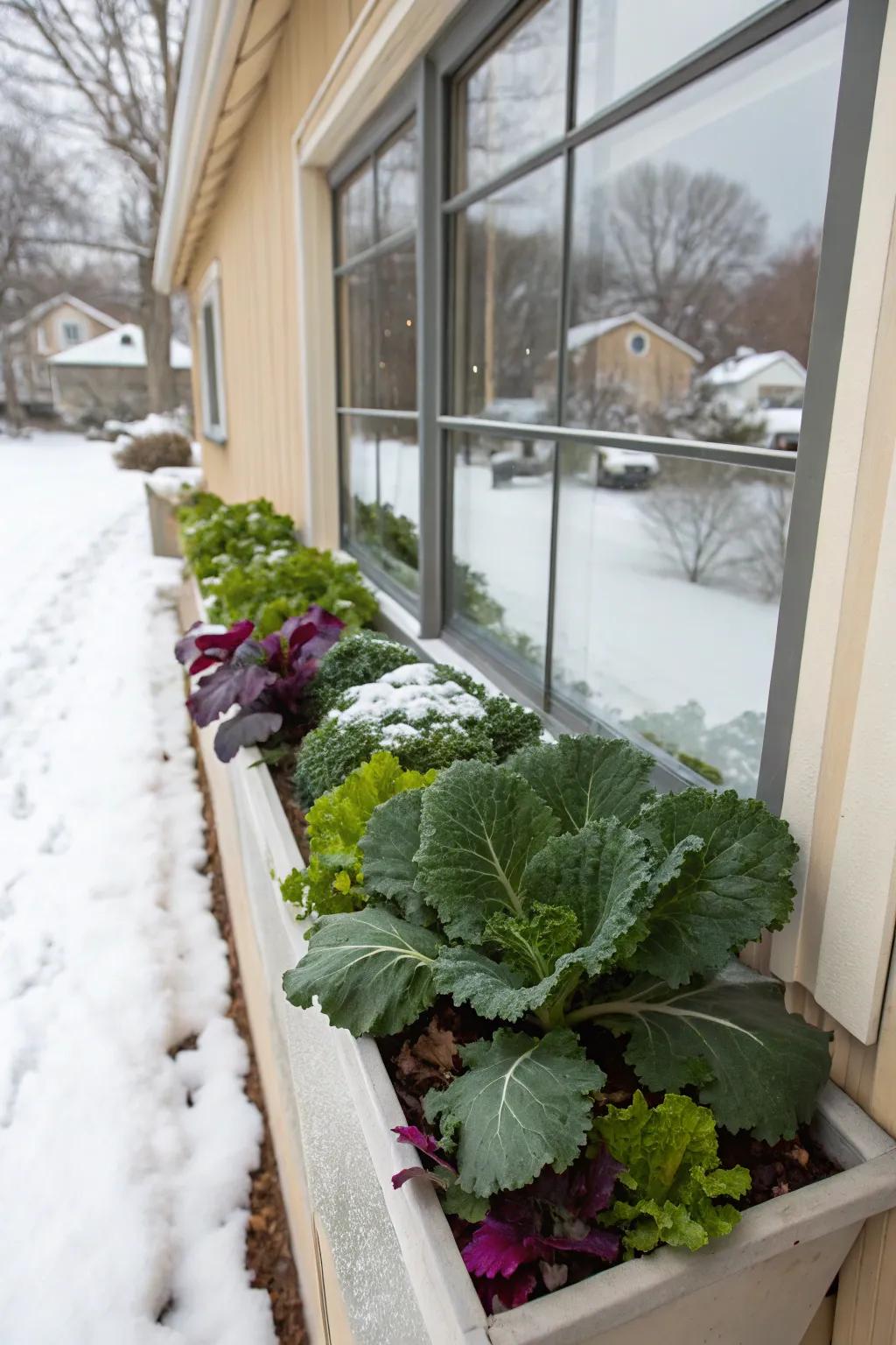Edible plants bring texture and a unique twist to your display.