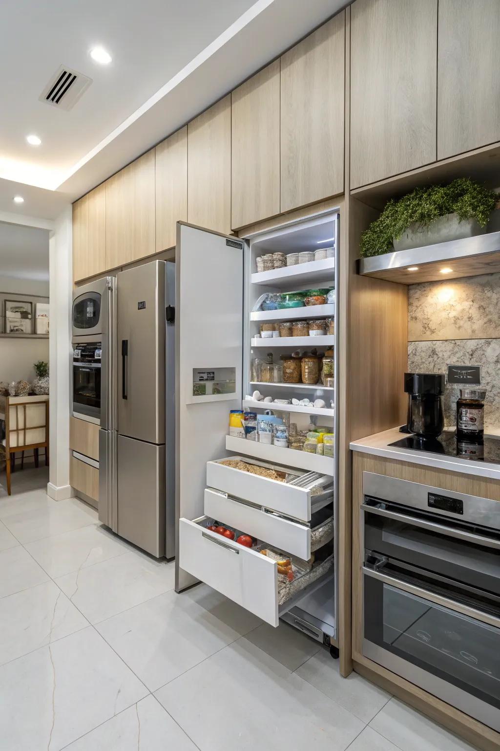 Efficient and discreet, hidden compartments are a fantastic storage solution.