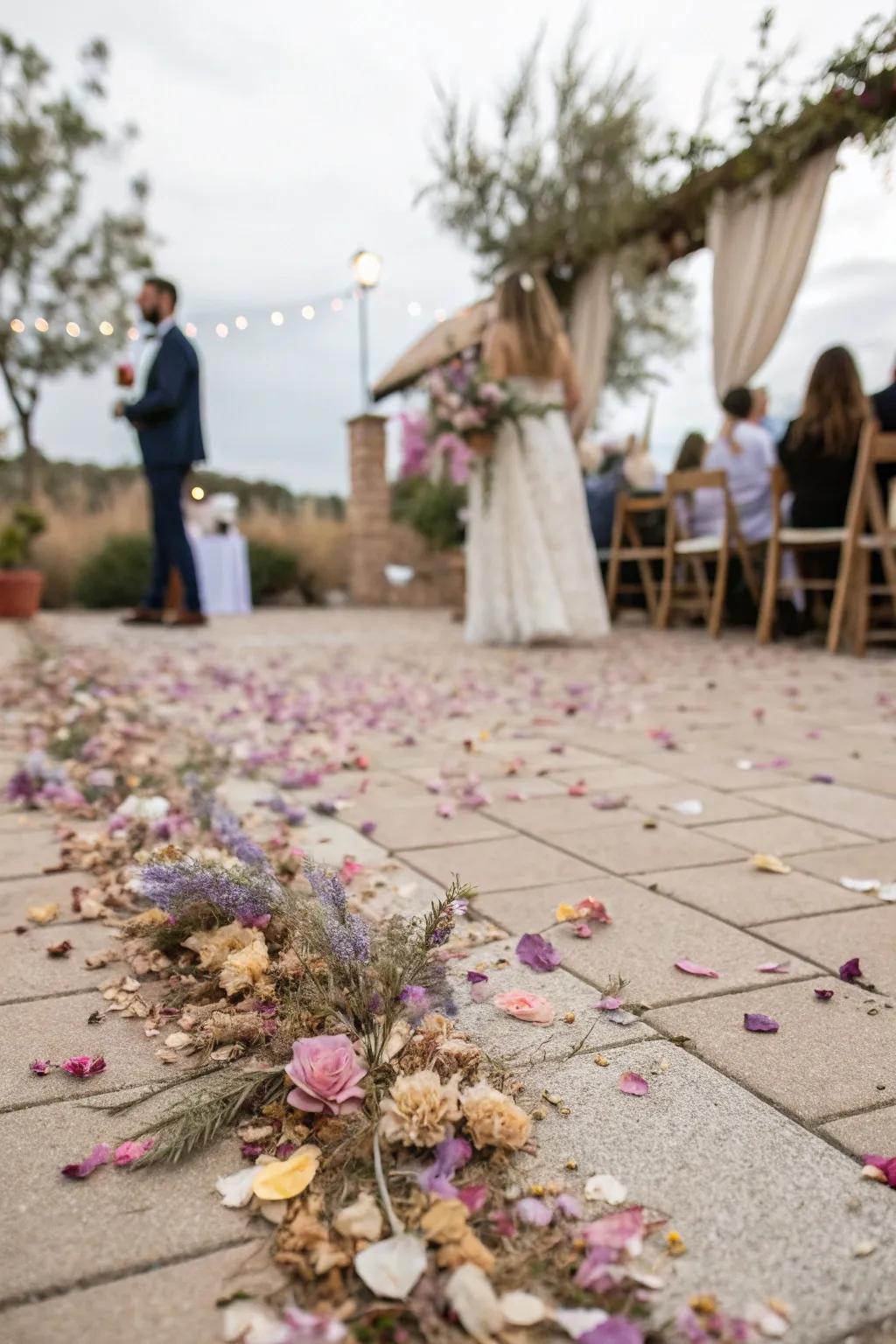 Earth-friendly shower adds a lasting touch to wedding celebrations.