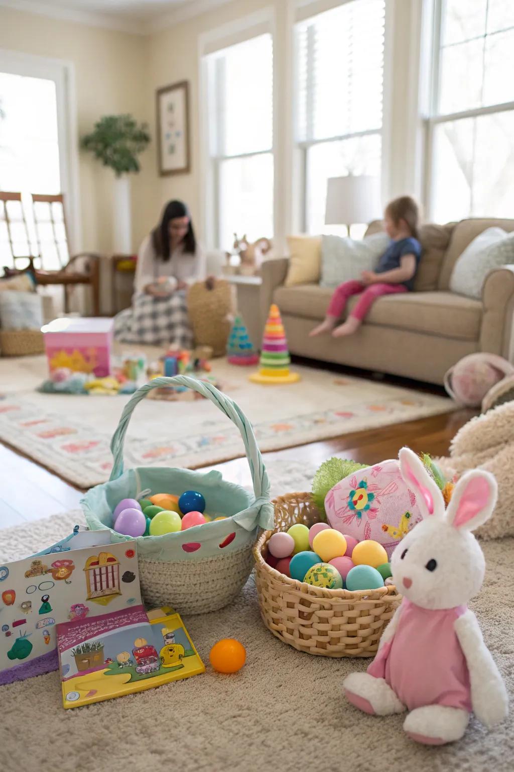 An engaging Easter play area for little explorers.