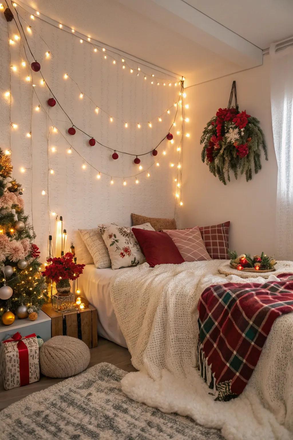 Revitalize your area with seasonal overhead d&eacute;cor.