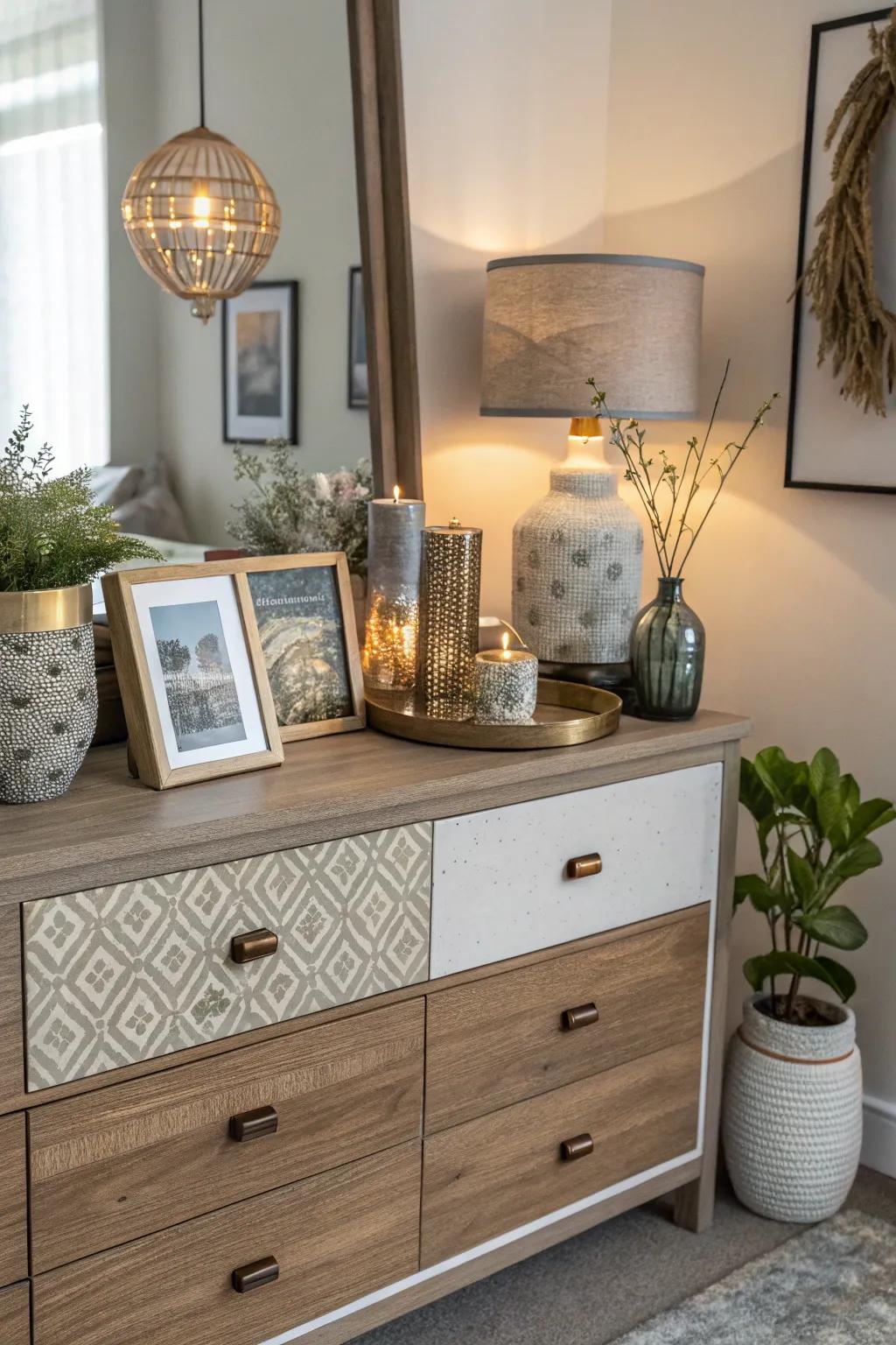 Layering adds textural depth and visual interest.