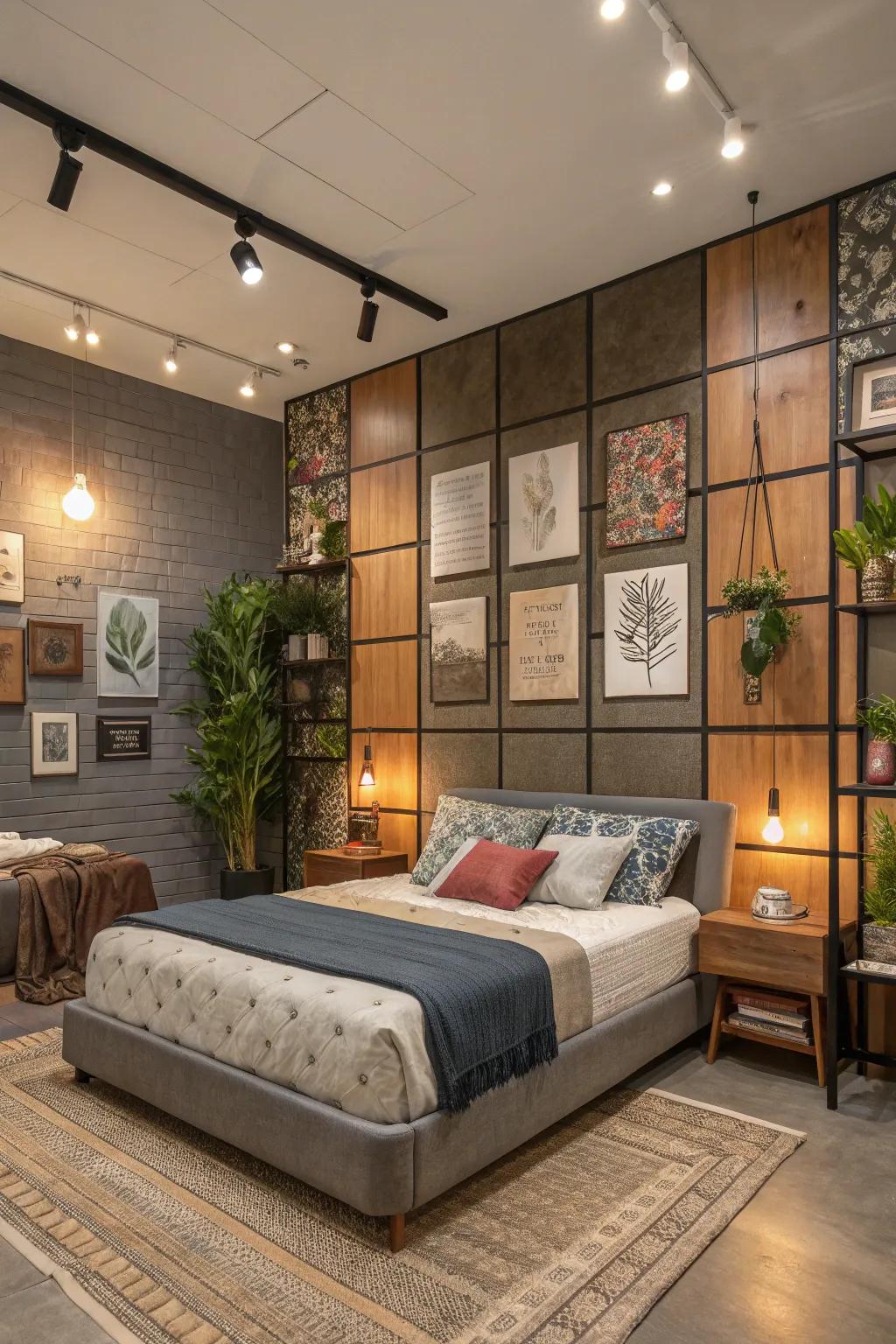 Modular panels offer endless customization options.