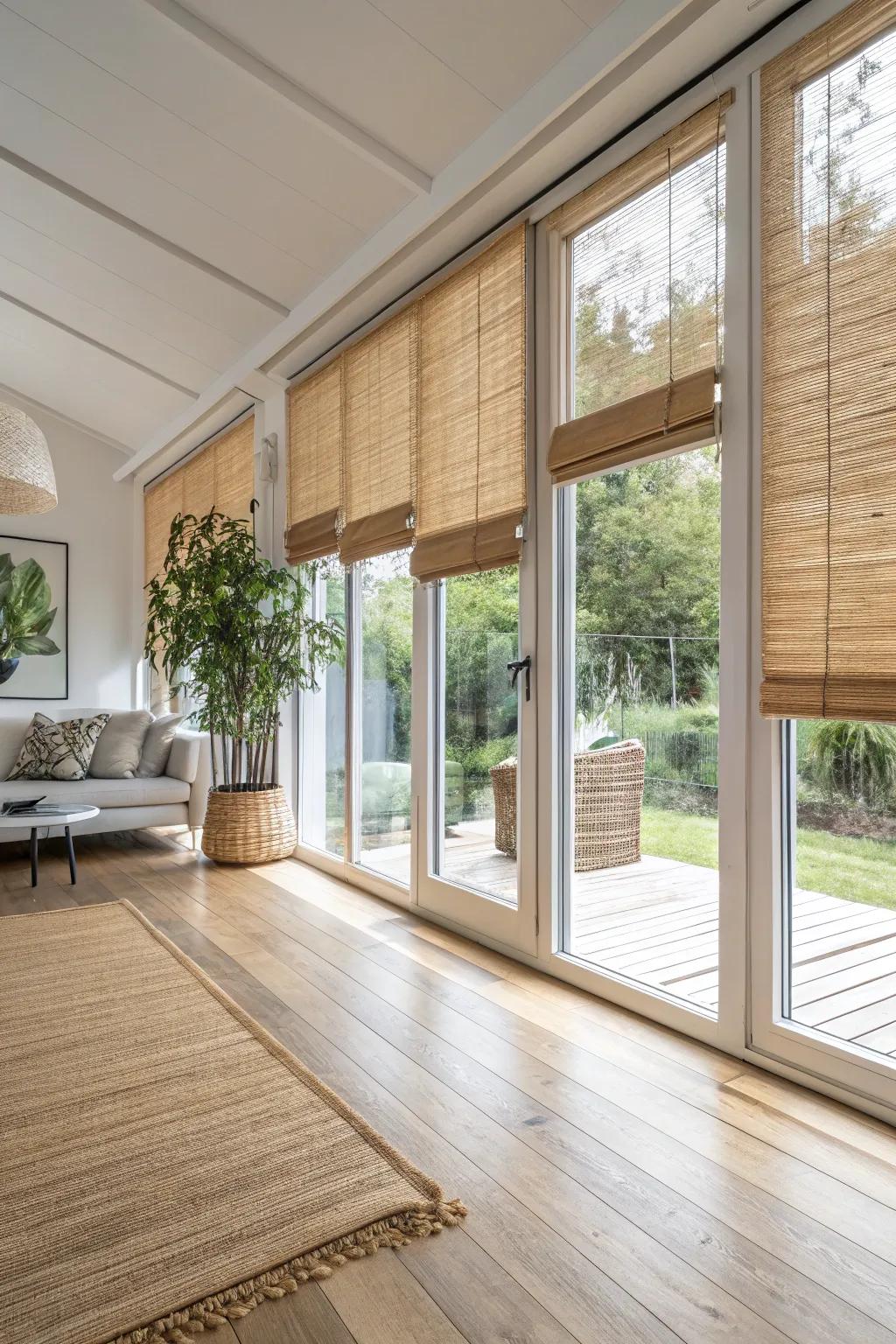 Eco-friendly blinds that support sustainable living.