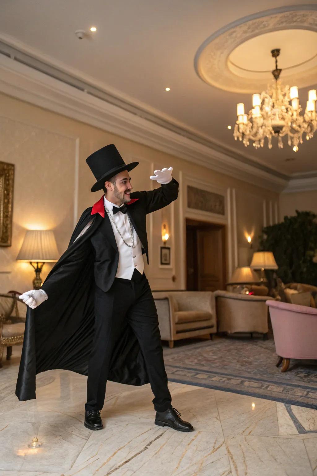 Produce magic this Halloween through a mystical magician costume.