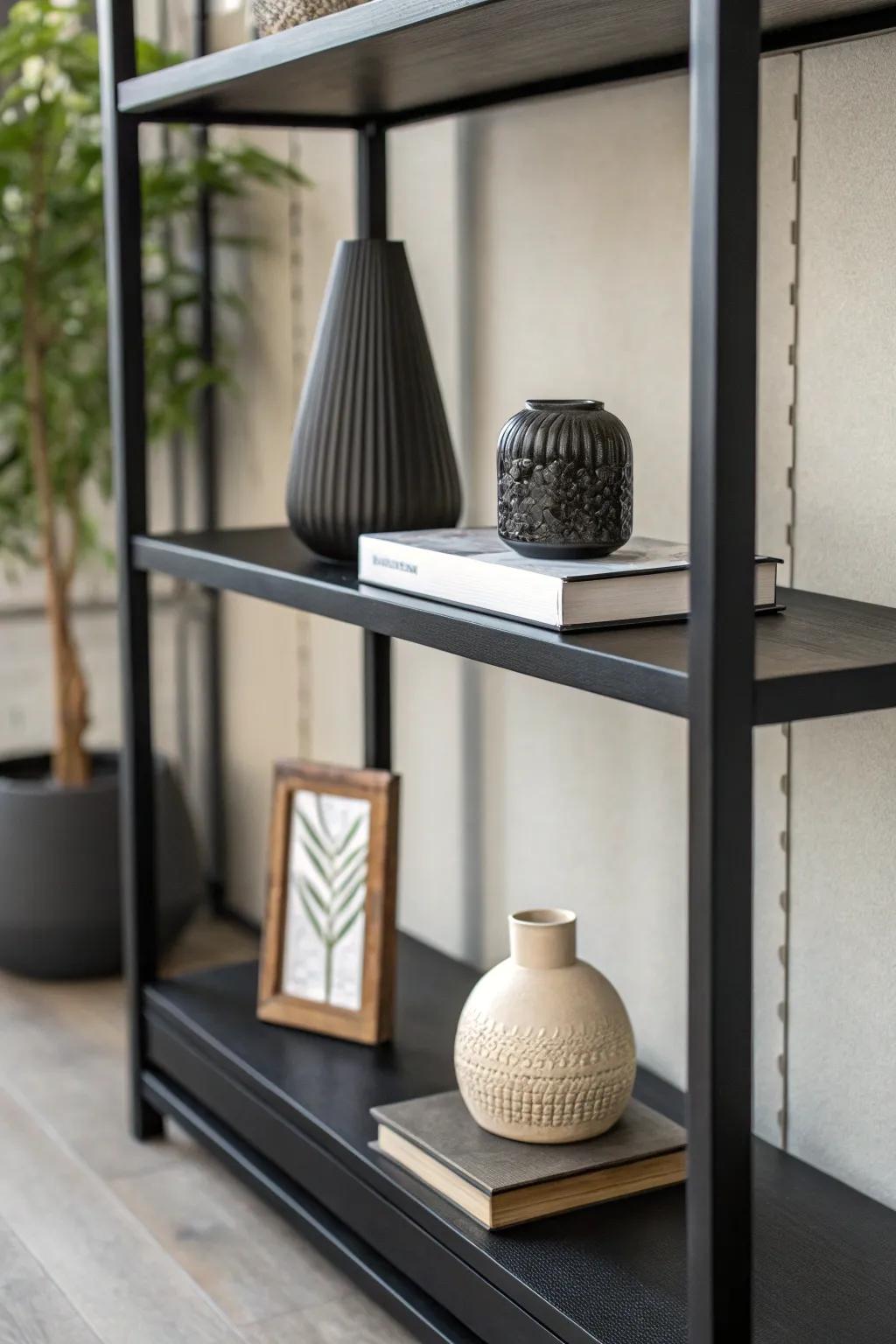 Strategic use of empty space emphasizing simplicity.