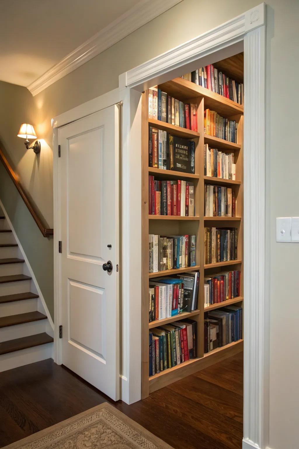 Secret entrances provide a secretive surprise.